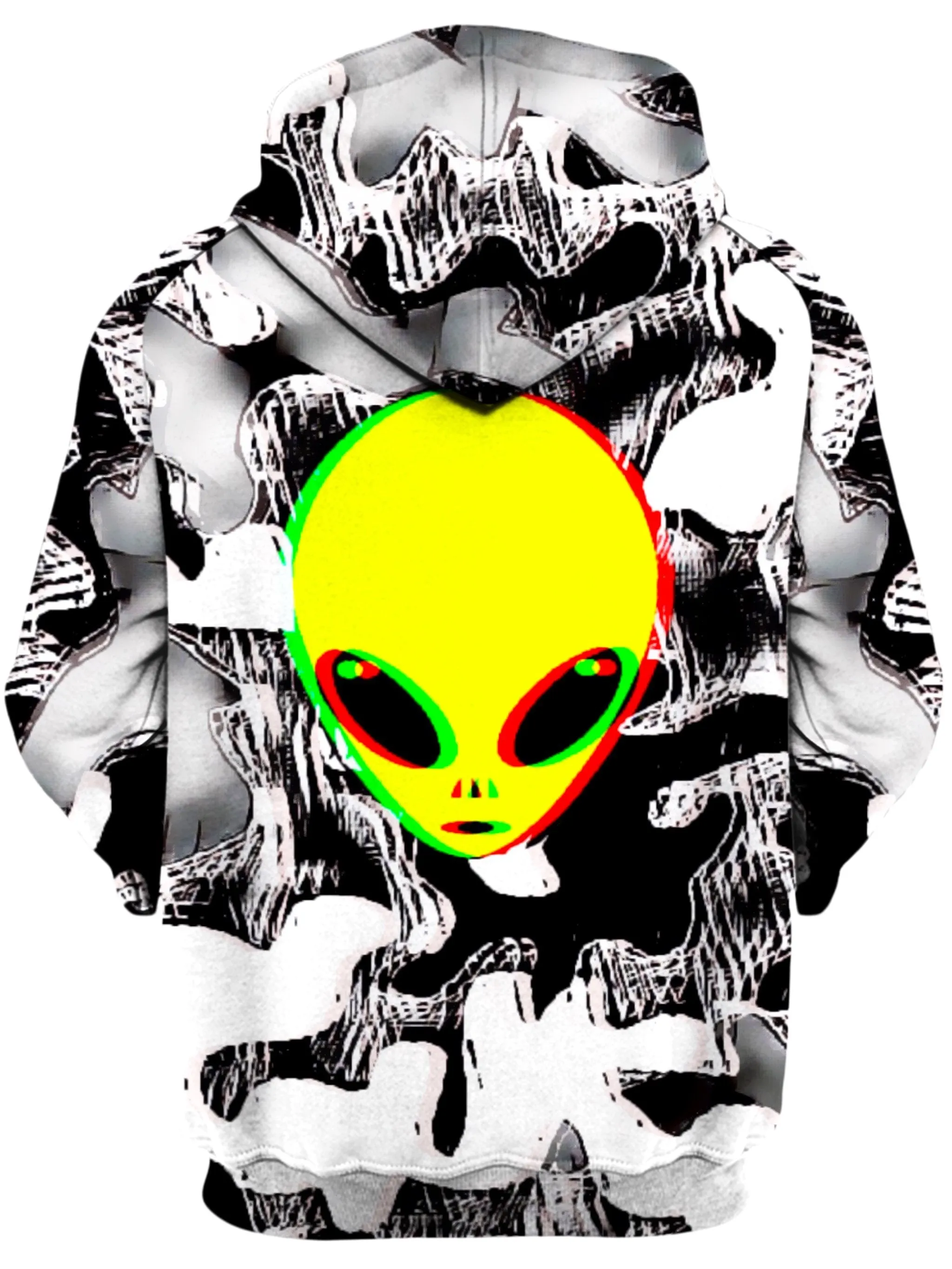 Trippy Alien Unisex Hoodie sold by iEDM product image thumbnail 2