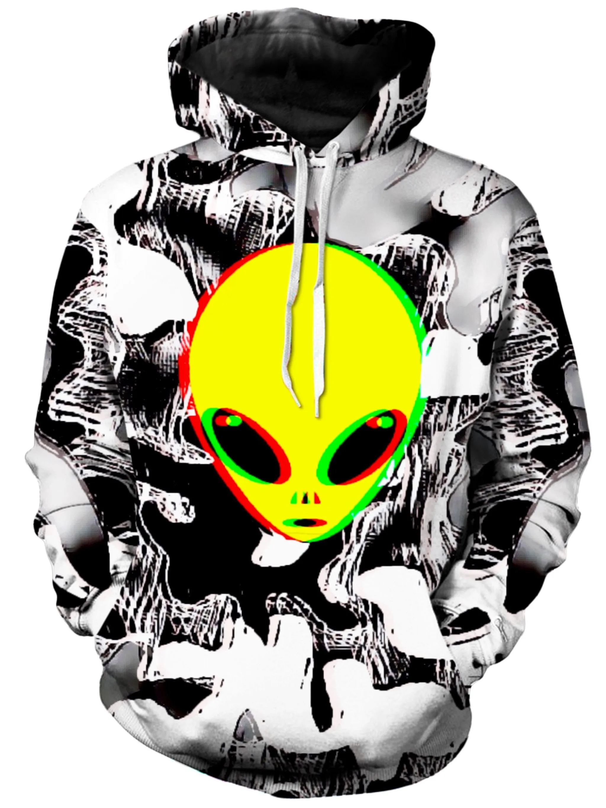 Trippy Alien Unisex Hoodie sold by iEDM