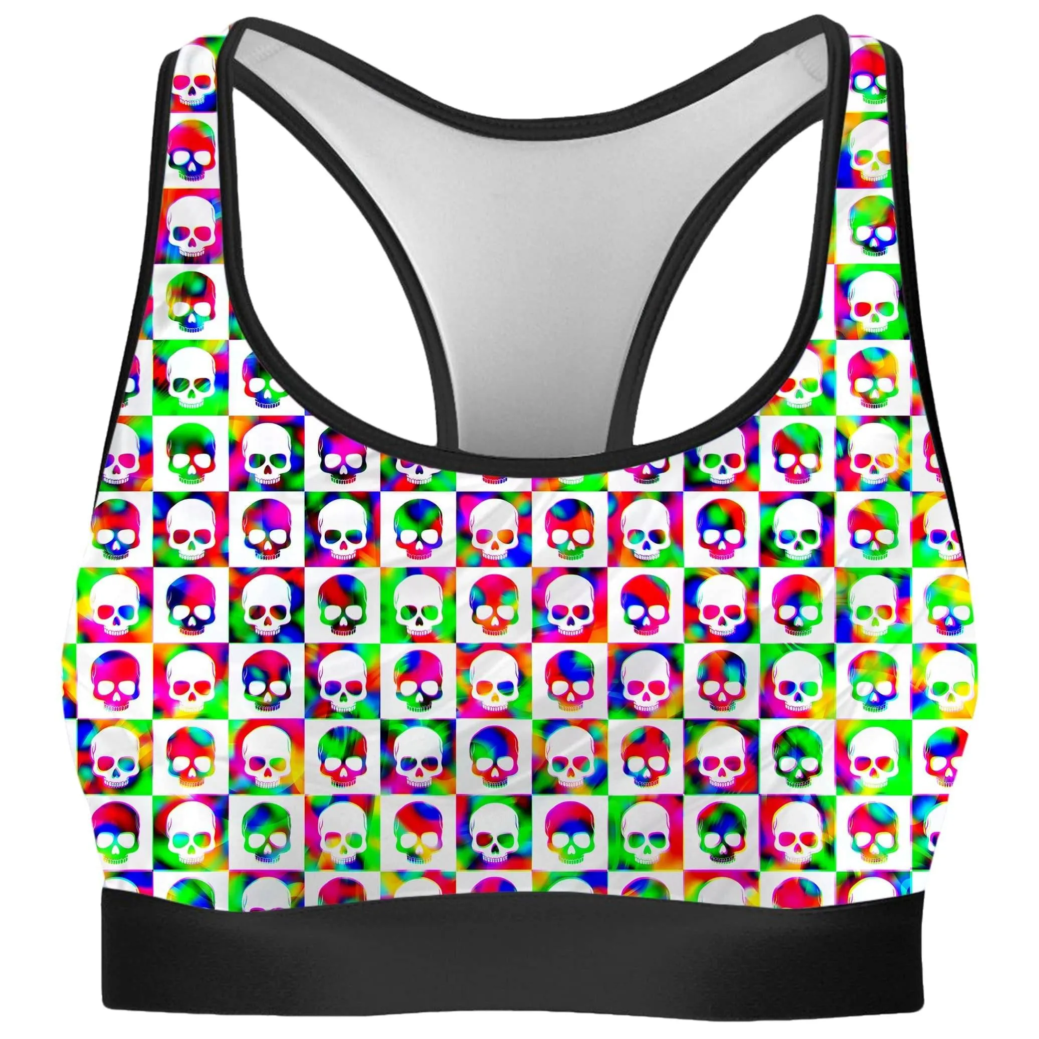 Skull Fam Green Rave Bra and Leggings Combo sold by iEDM product image thumbnail 2
