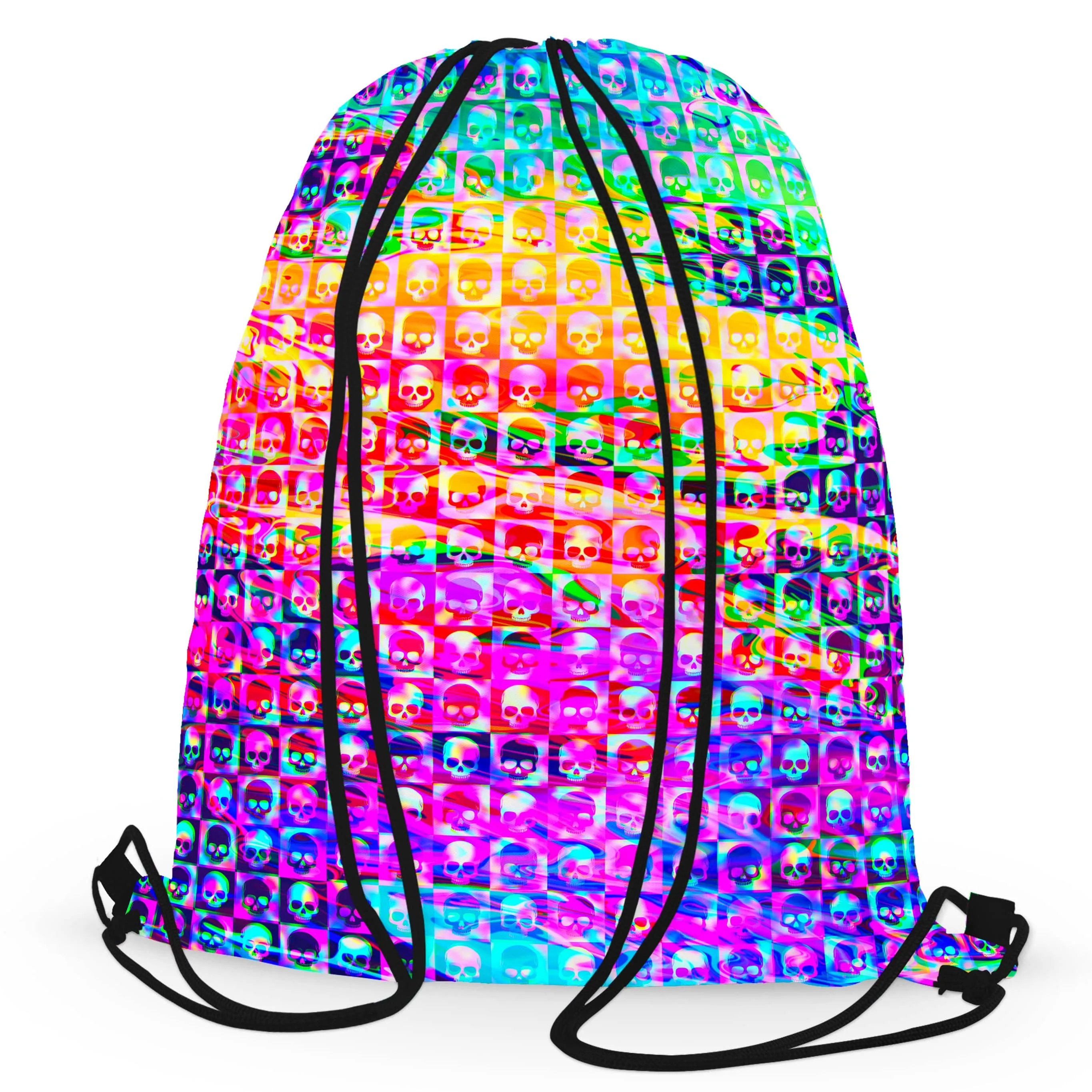 Skull Fam Purple Drawstring Bag sold by iEDM product image thumbnail 3