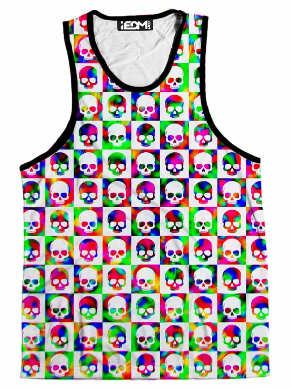 Skull Fam Green Men's Tank sold by iEDM