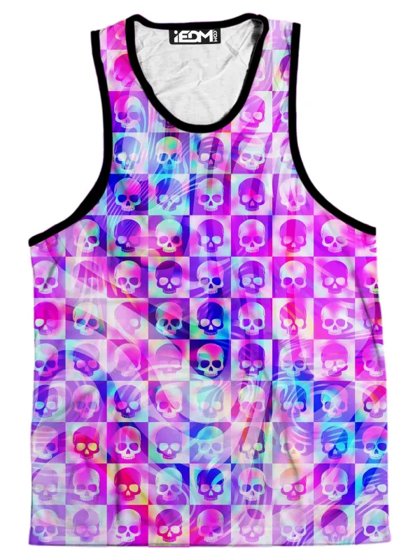 Skull Fam Pink Men's Tank sold by iEDM