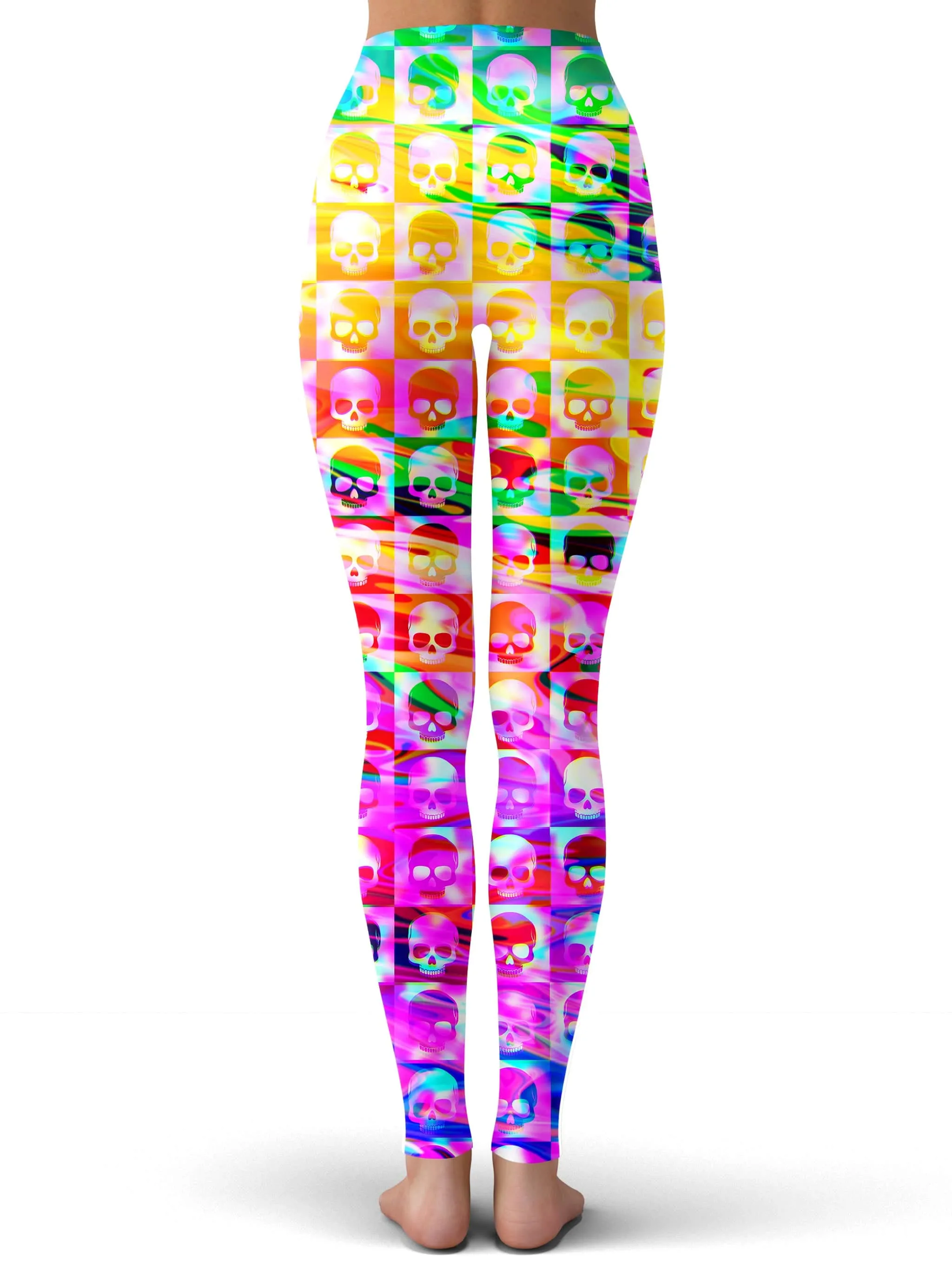 Skull Fam Purple Leggings sold by iEDM product image thumbnail 3