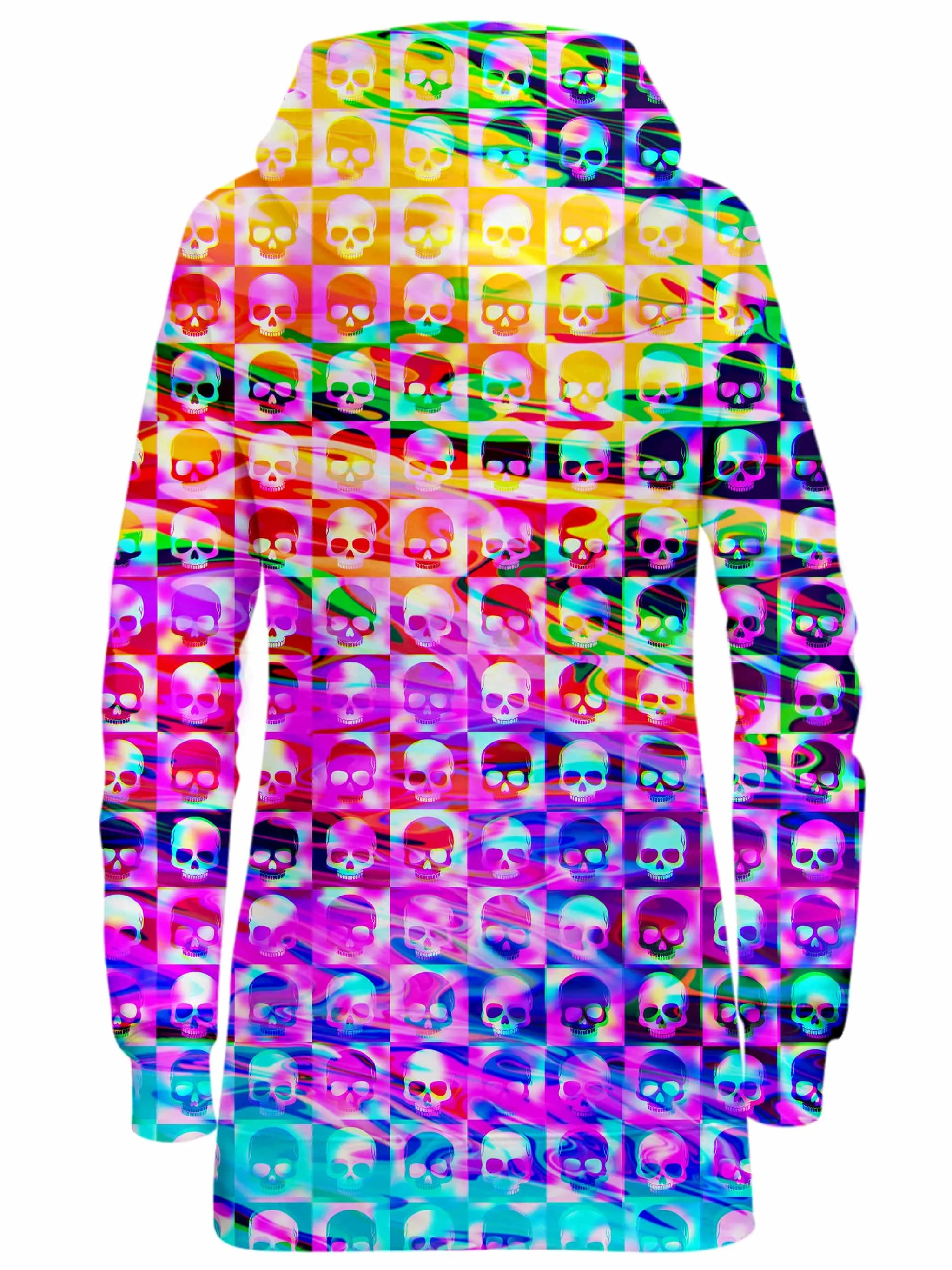 Skull Fam Purple Hoodie Dress sold by iEDM product image thumbnail 2