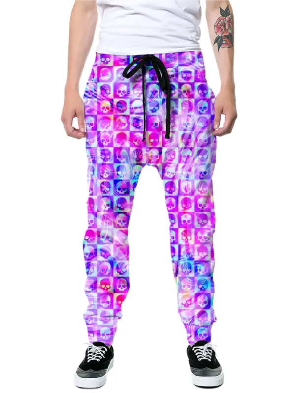 Skull Fam Pink Joggers sold by iEDM