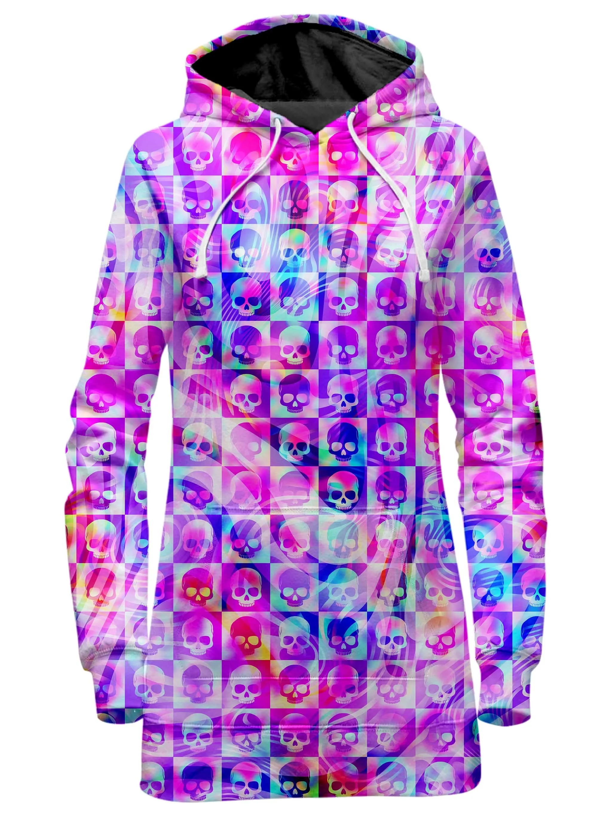 Skull Fam Pink Hoodie Dress sold by iEDM