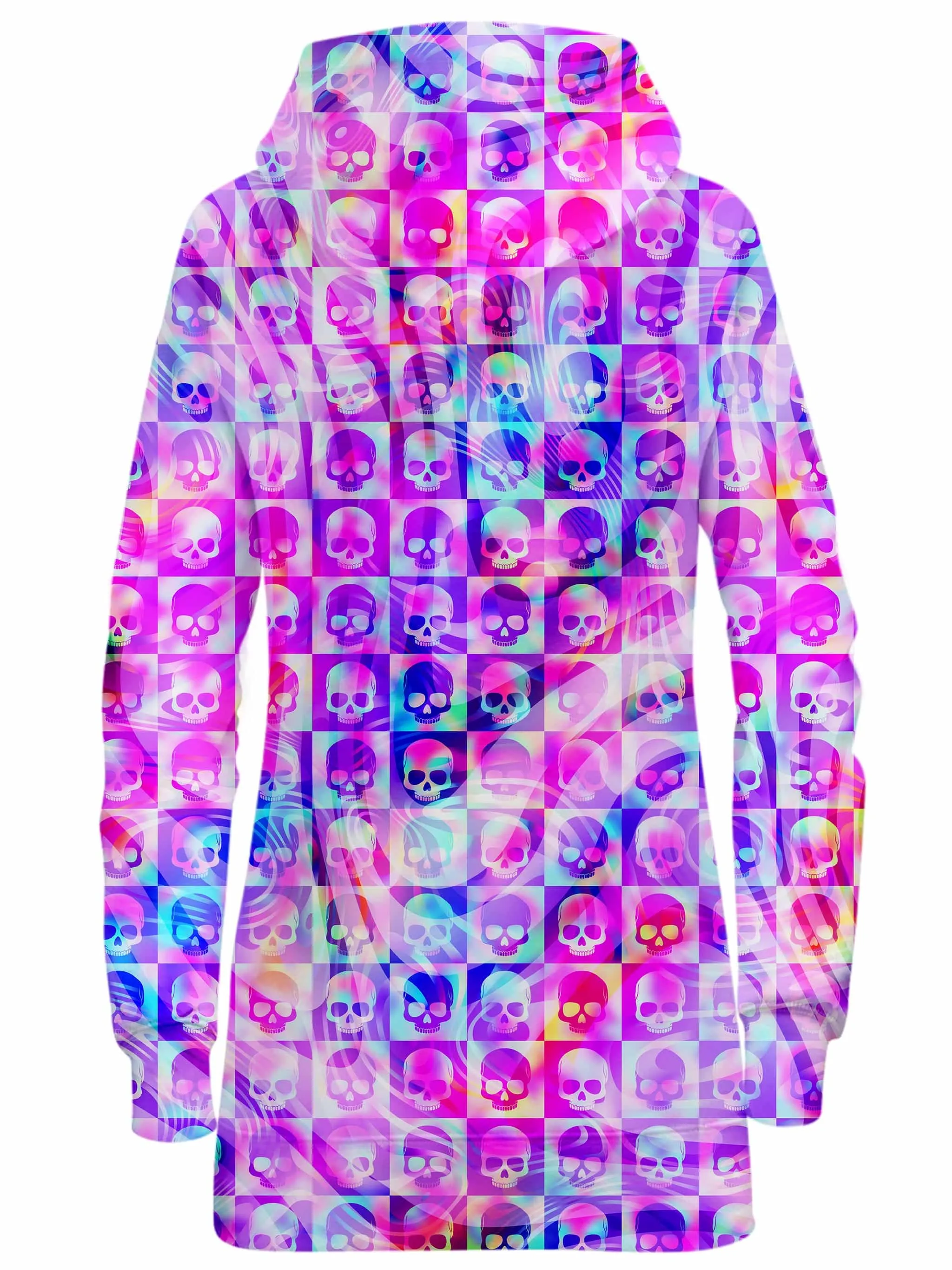 Skull Fam Pink Hoodie Dress sold by iEDM product image thumbnail 2