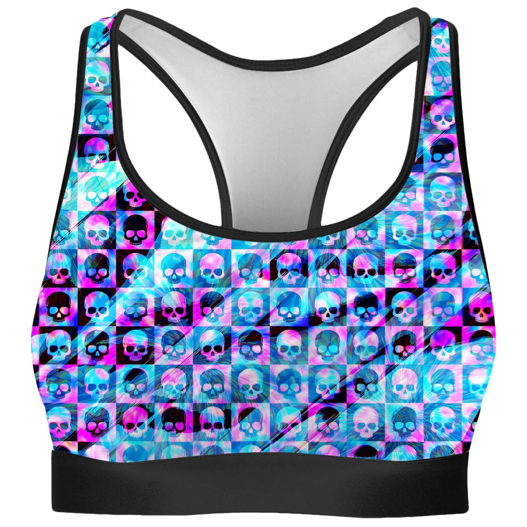 Skull Fam Blue Rave Bra and Leggings Combo sold by iEDM product image thumbnail 2