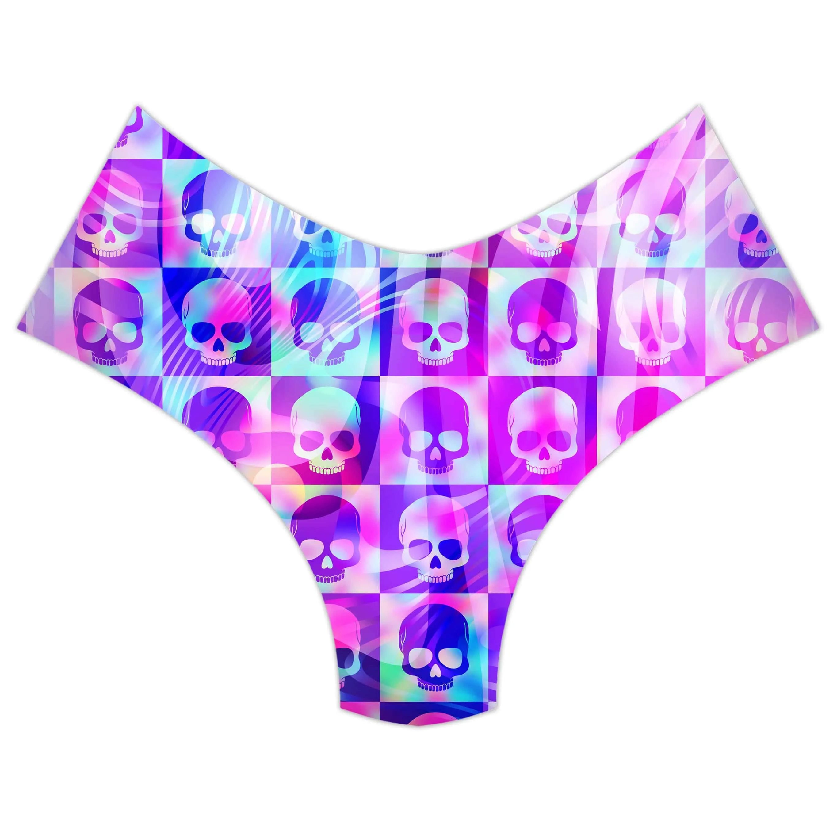 Skull Fam Pink Booty Shorts sold by iEDM product image thumbnail 3