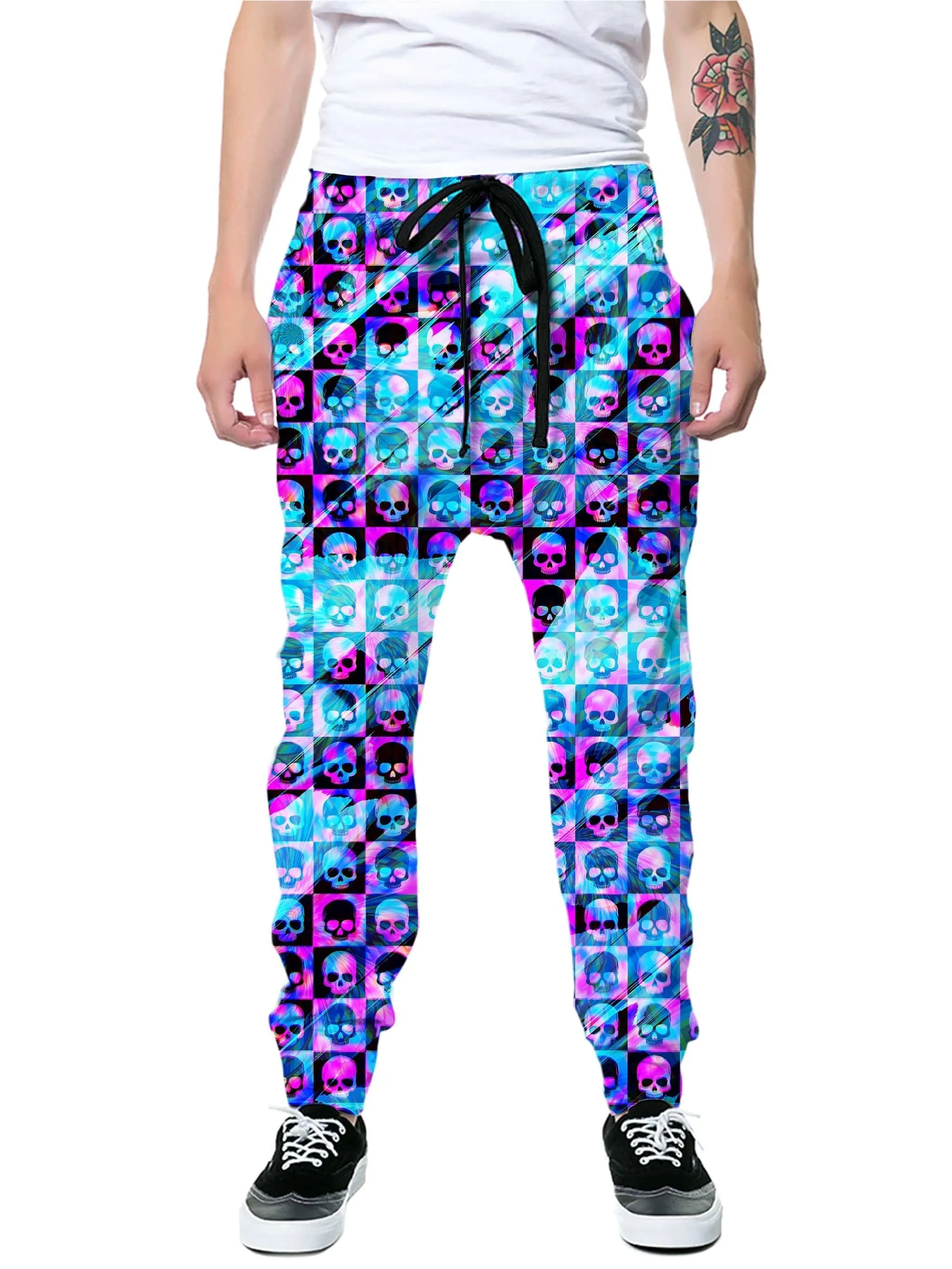 Skull Fam Blue Zip-Up Hoodie and Joggers Combo sold by iEDM product image thumbnail 3