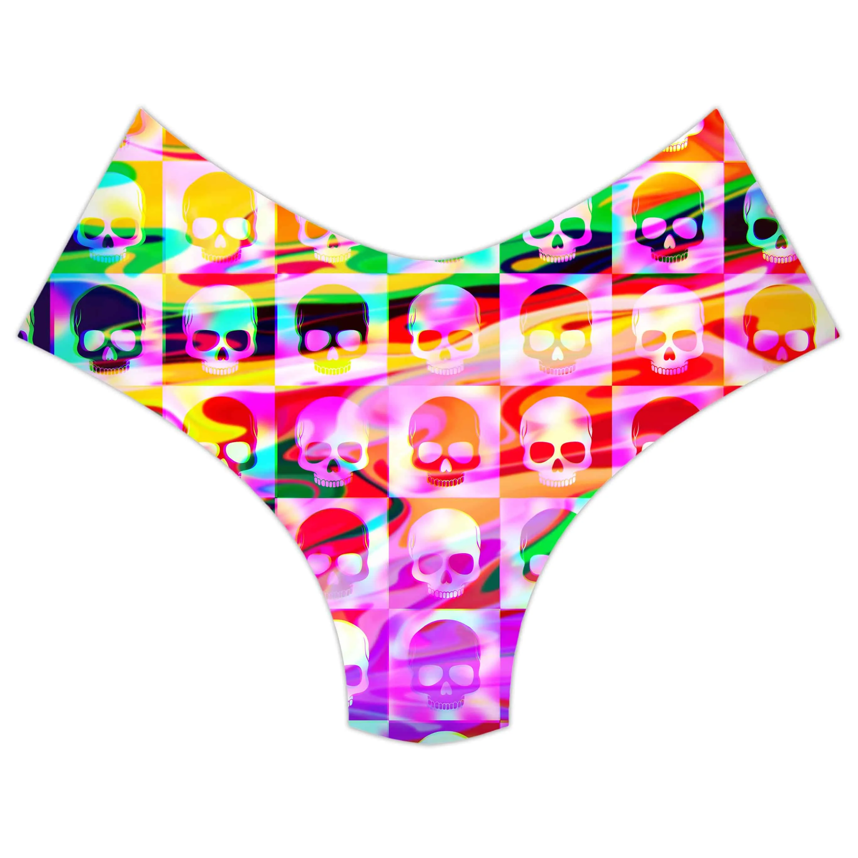 Skull Fam Purple Booty Shorts sold by iEDM product image thumbnail 3