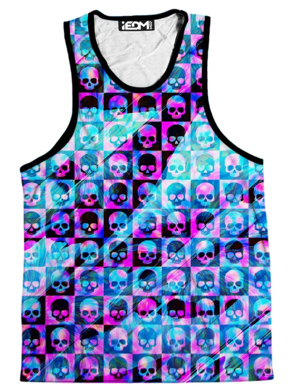 Skull Fam Blue Men's Tank sold by iEDM