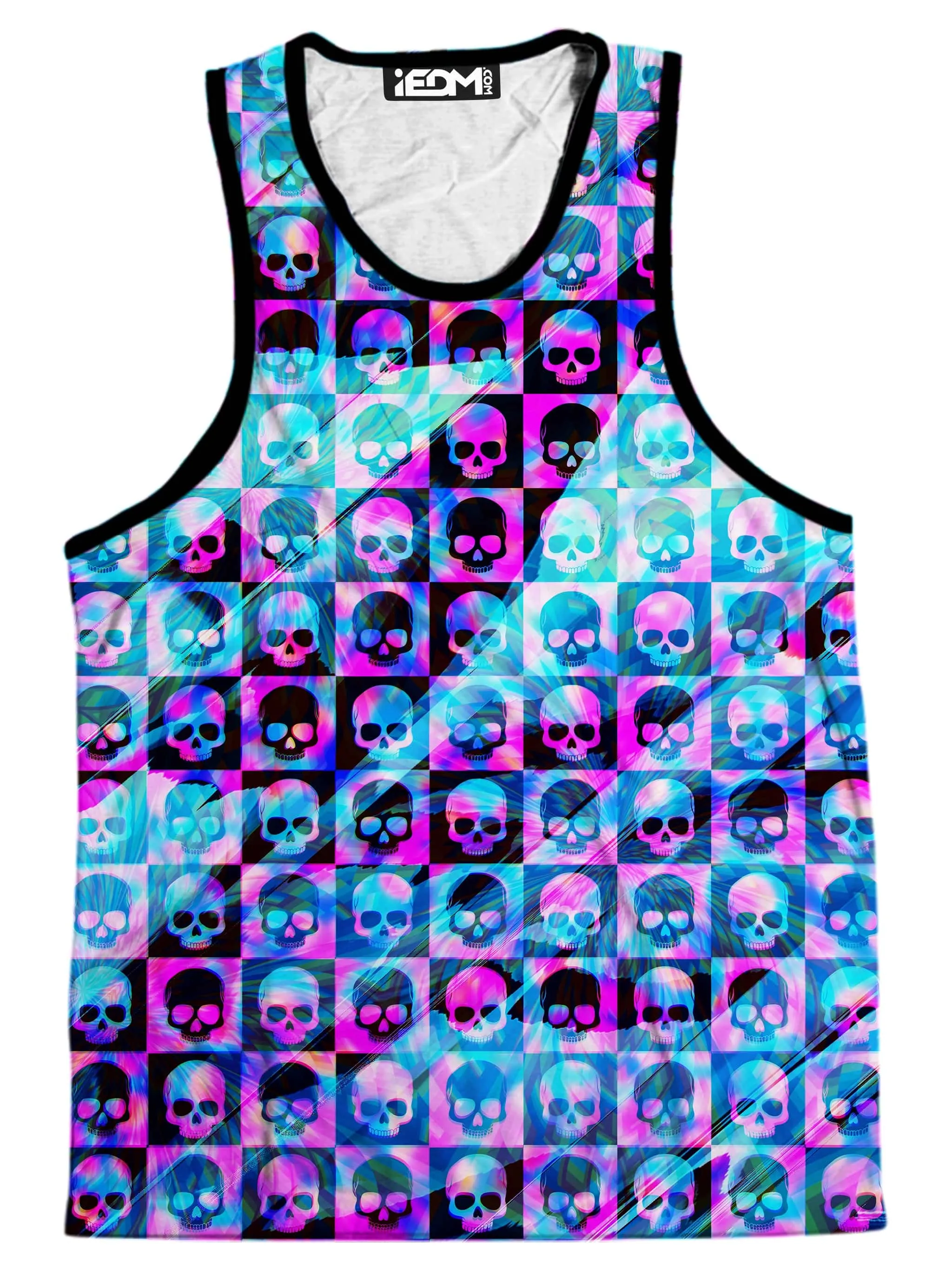 Skull Fam Blue Men's Tank sold by iEDM