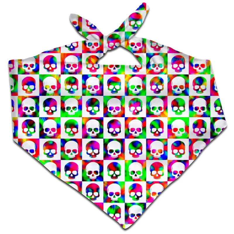 Skull Fam Green Bandana sold by iEDM