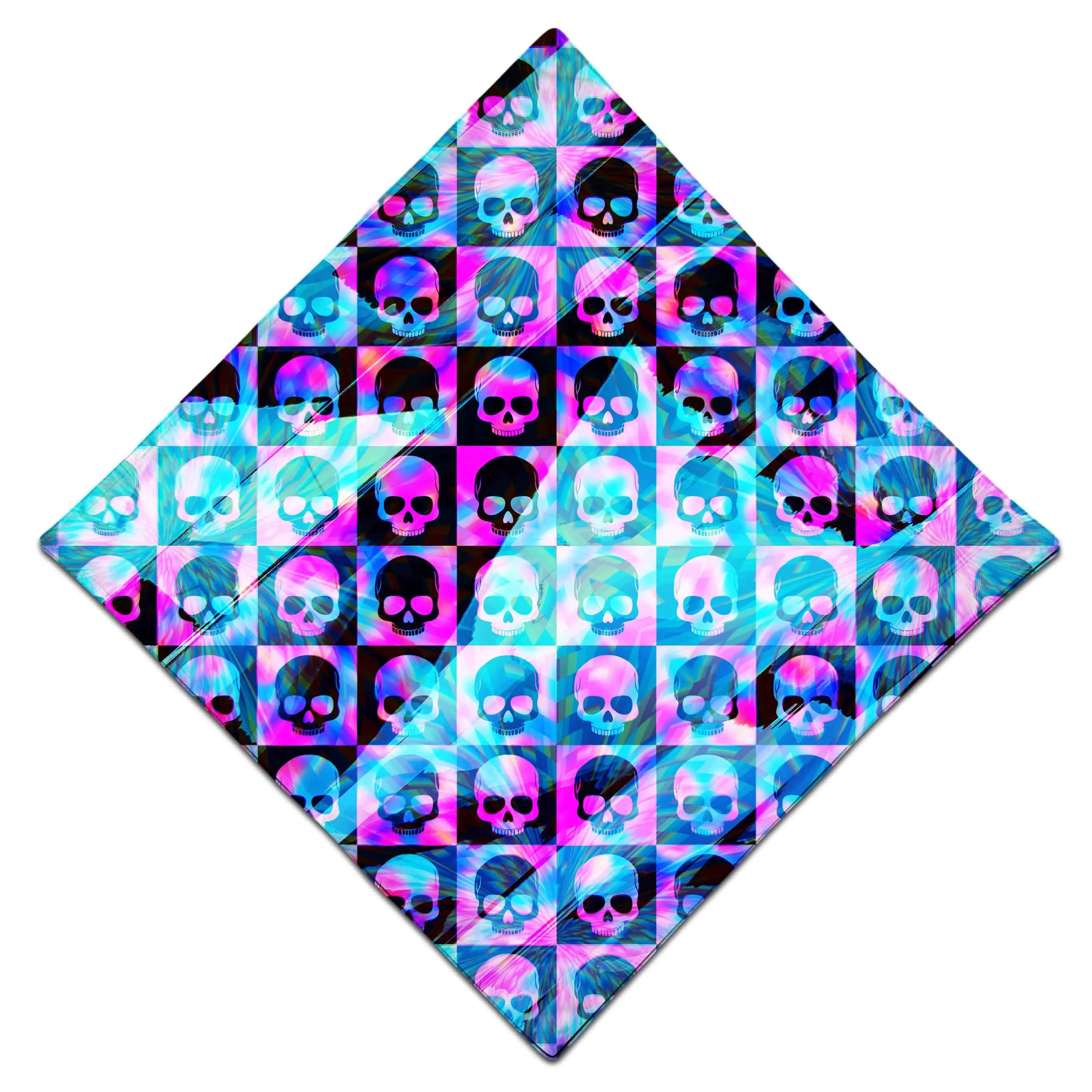 Skull Fam Blue Bandana sold by iEDM product image thumbnail 3
