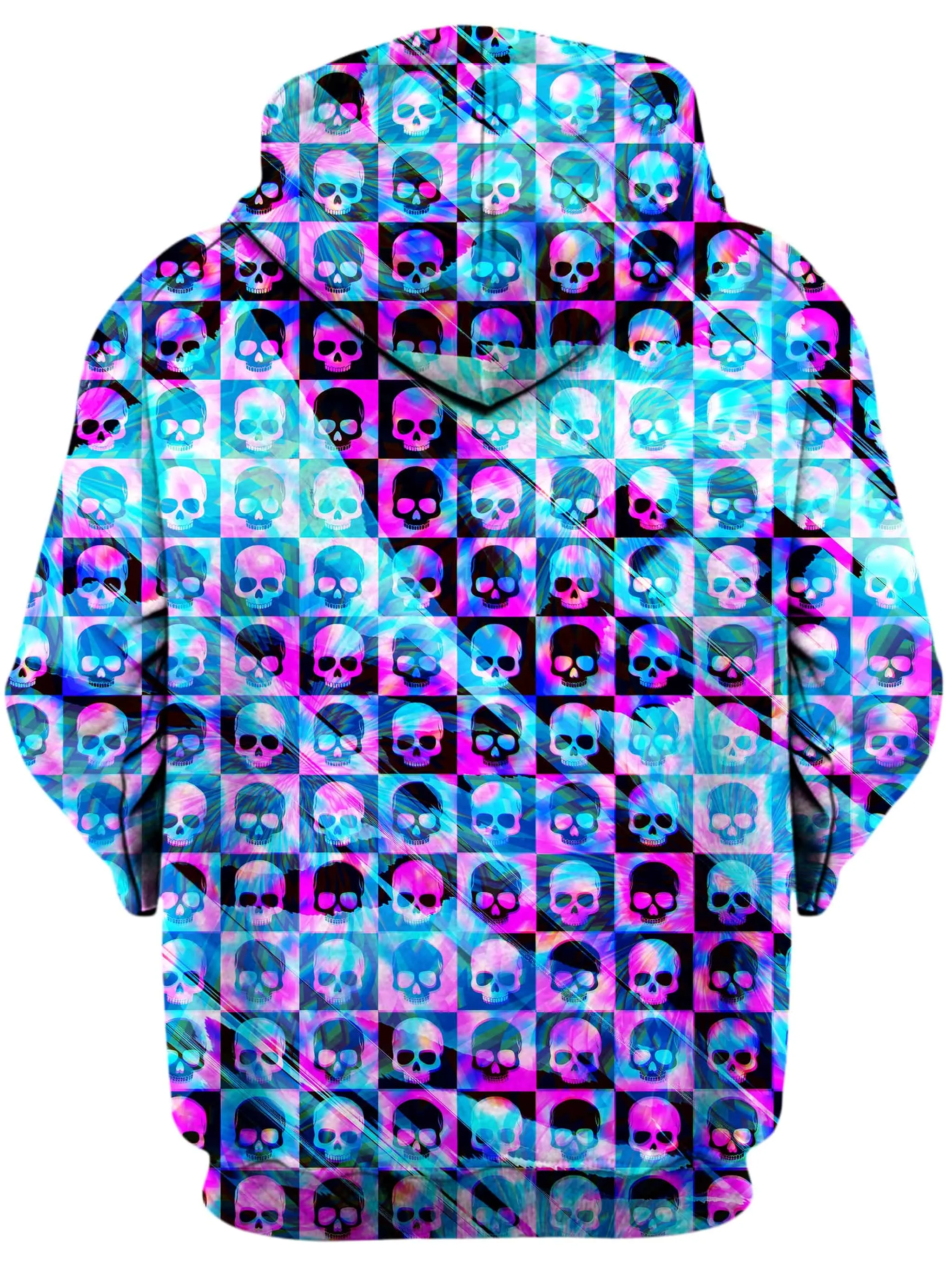 Skull Fam Blue Unisex Hoodie sold by iEDM product image thumbnail 2