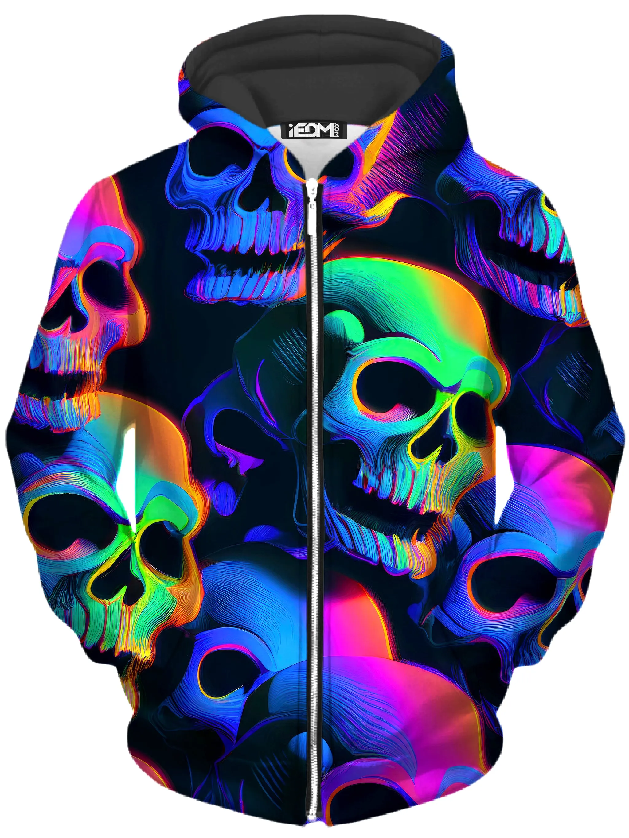 Psychedelic Nightmare Zip-Up Hoodie and Leggings Combo sold by iEDM product image thumbnail 2