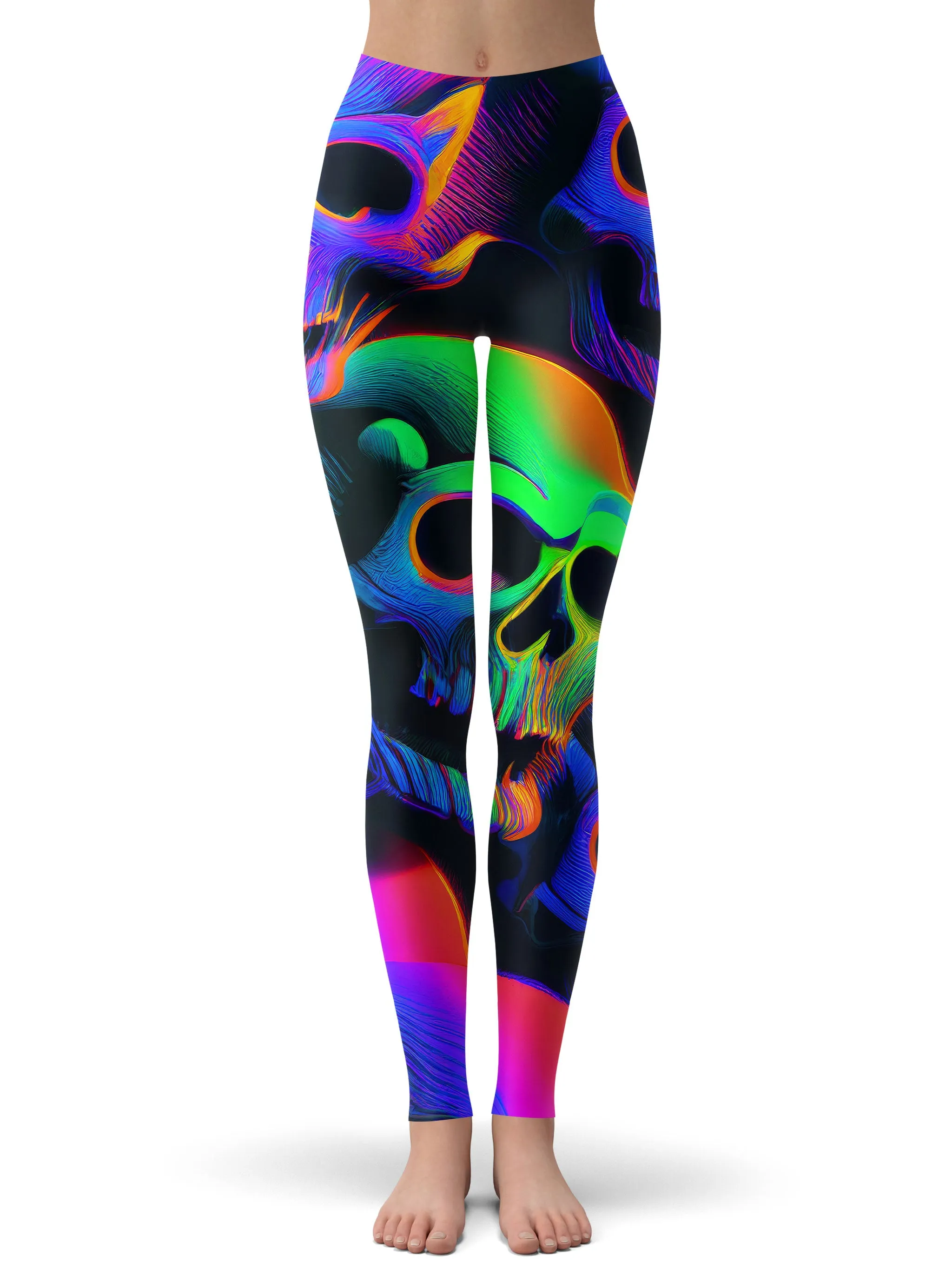 Psychedelic Nightmare Zip-Up Hoodie and Leggings Combo sold by iEDM product image thumbnail 3