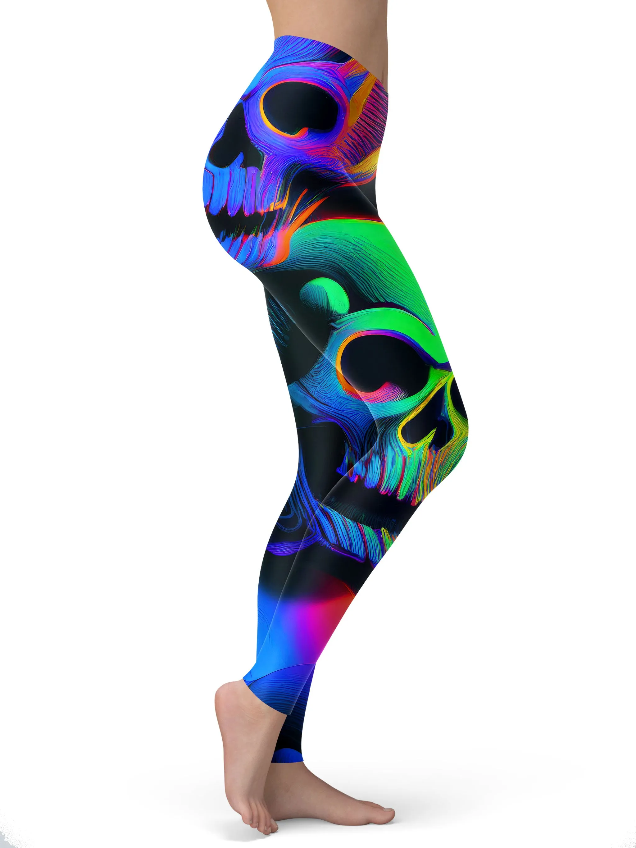 Psychedelic Nightmare Leggings sold by iEDM product image thumbnail 2