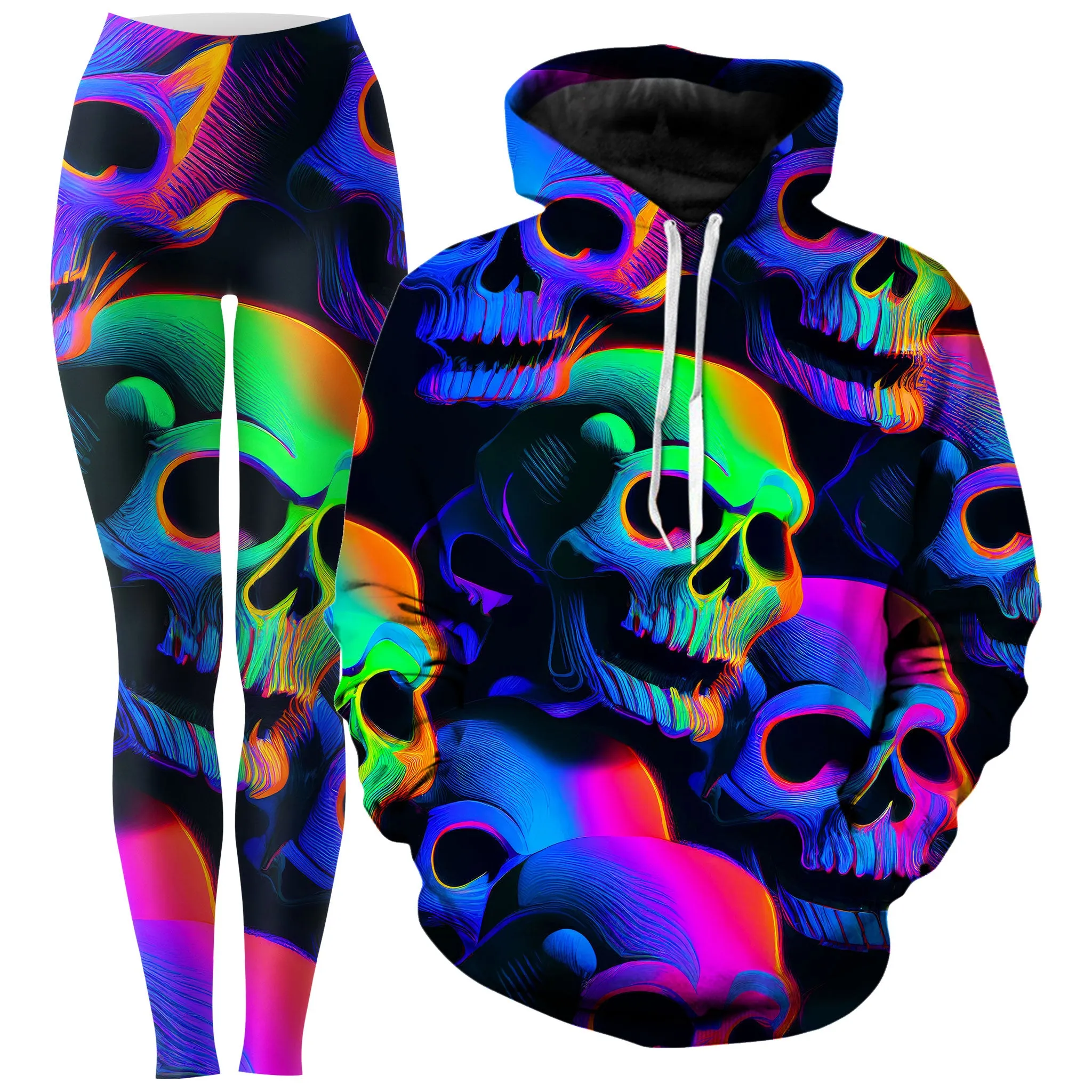 Psychedelic Nightmare Hoodie and Leggings Combo sold by iEDM