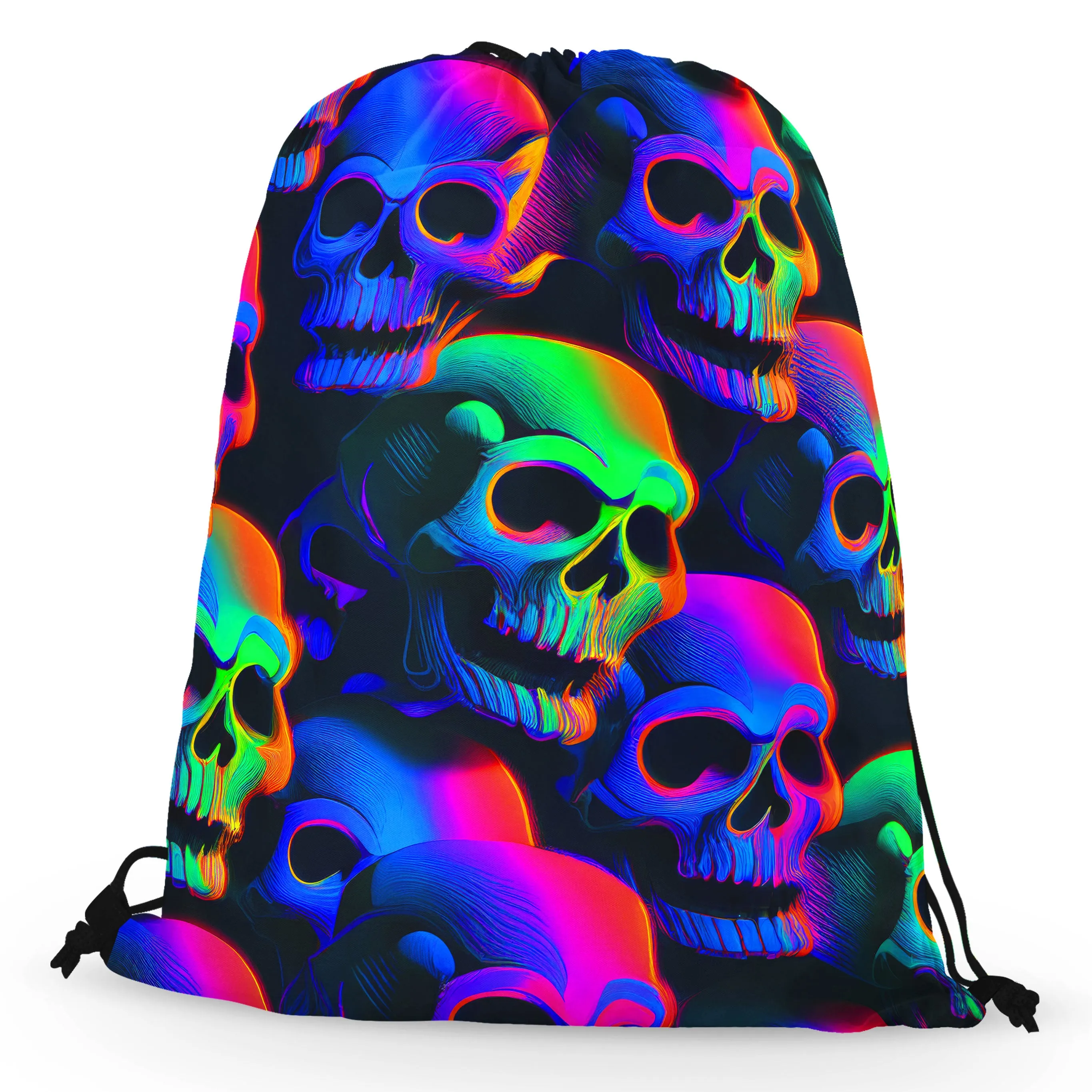 Psychedelic Nightmare Drawstring Bag sold by iEDM product image thumbnail 2