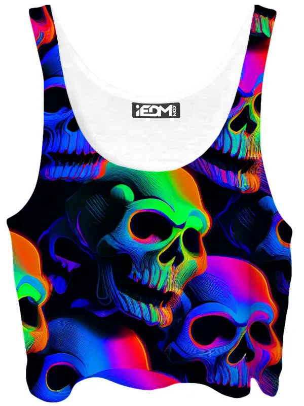 Psychedelic Nightmare Crop Top sold by iEDM