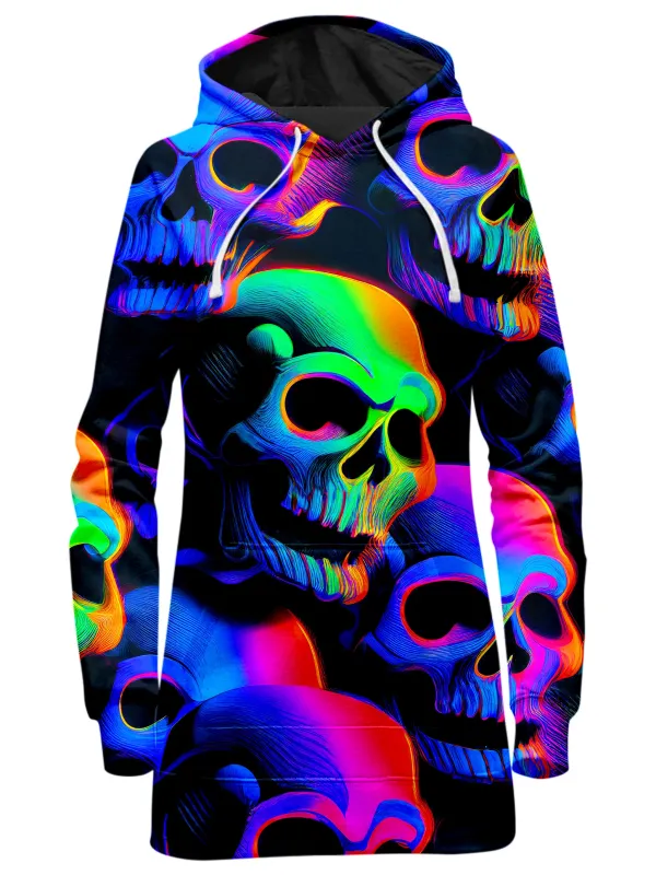 Psychedelic Nightmare Hoodie Dress sold by iEDM