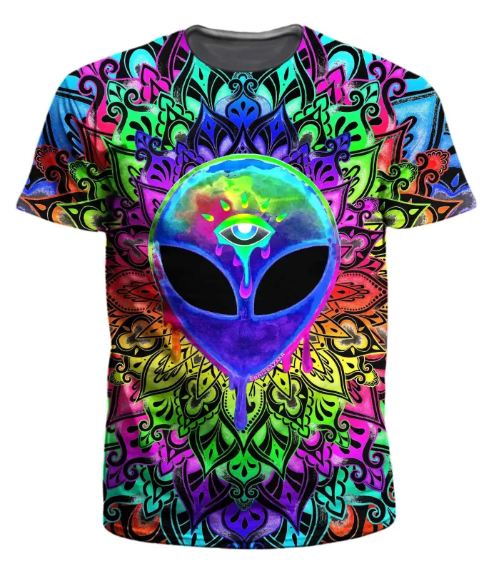 Psy Alien Purple Men's T-Shirt sold by iEDM