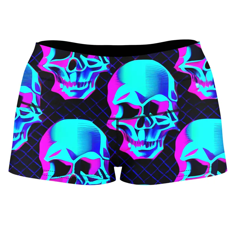 Night Trek High-Waisted Women's Shorts sold by iEDM