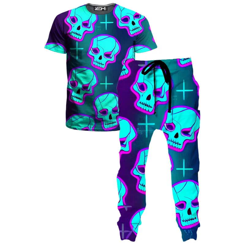 Neon Fright T-Shirt and Joggers Combo made by iEDM