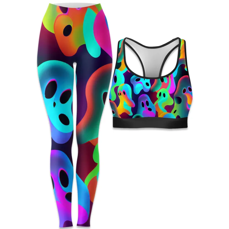 Ghostly Rave Bra and Leggings Combo sold by iEDM