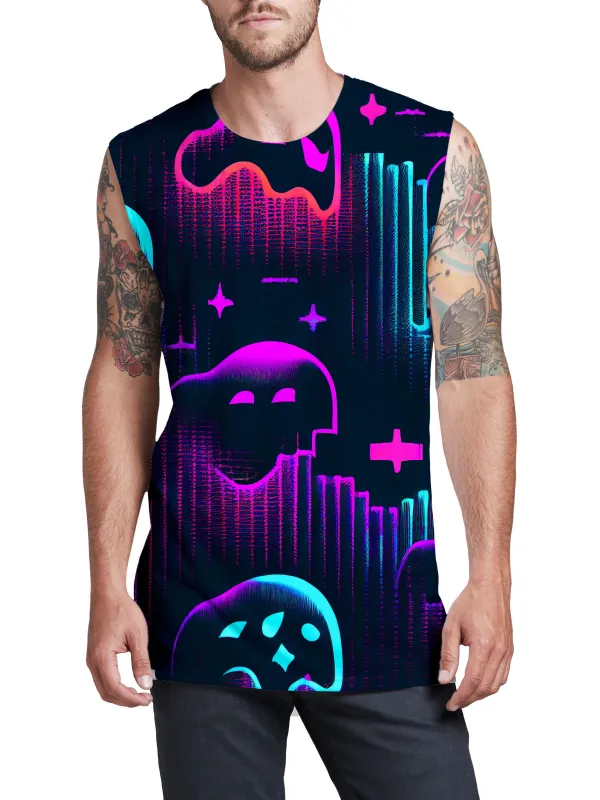 Ghost Melt Men's Muscle Tank sold by iEDM