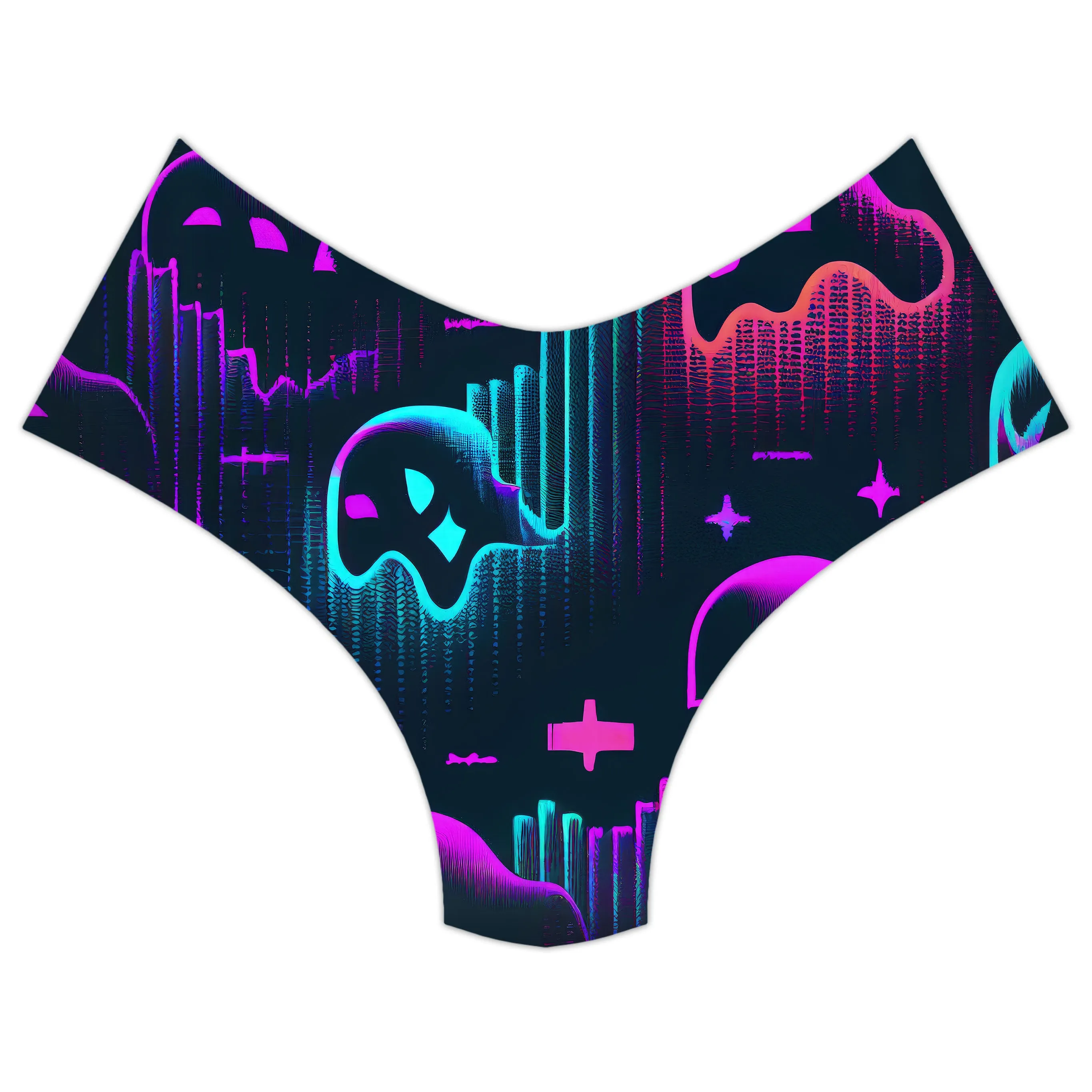Ghost Melt Booty Shorts sold by iEDM product image thumbnail 3