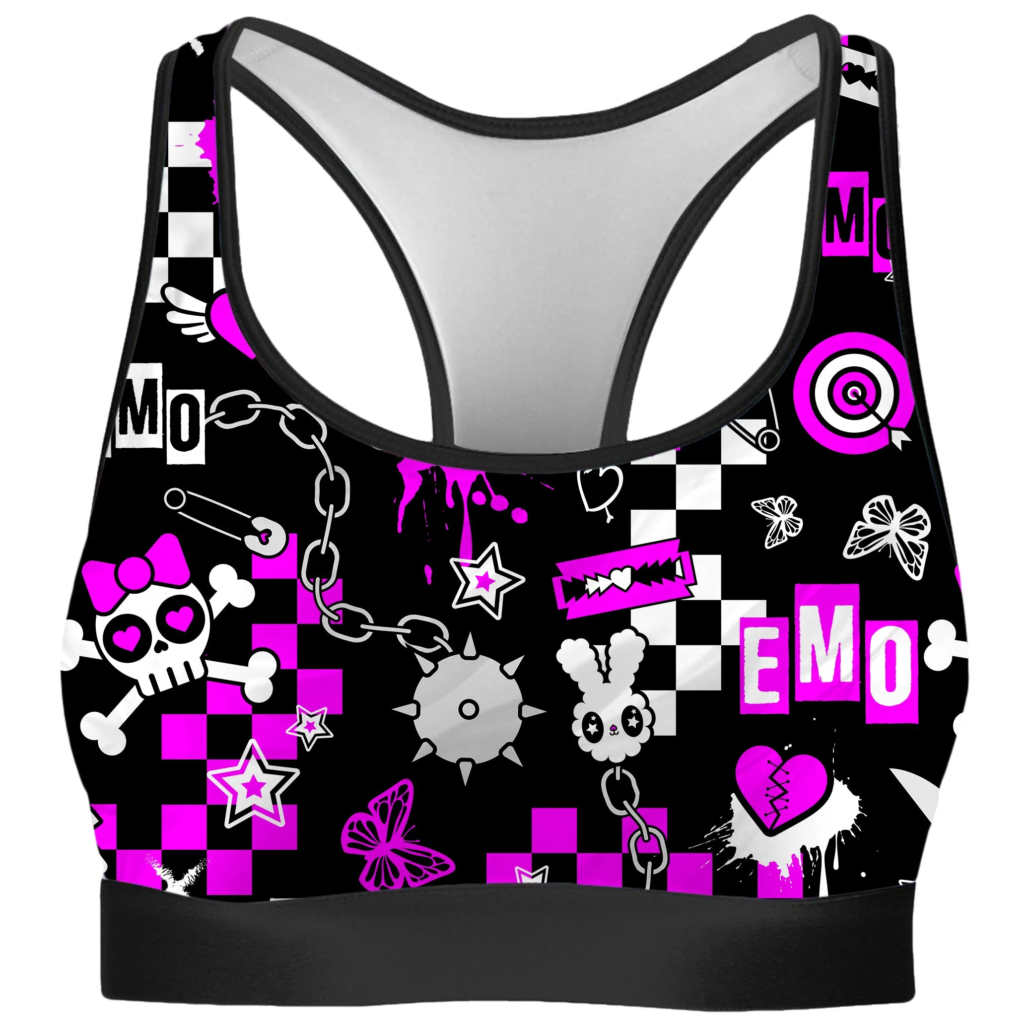 Emo Halloween Rave Bra and Leggings Combo sold by iEDM product image thumbnail 2