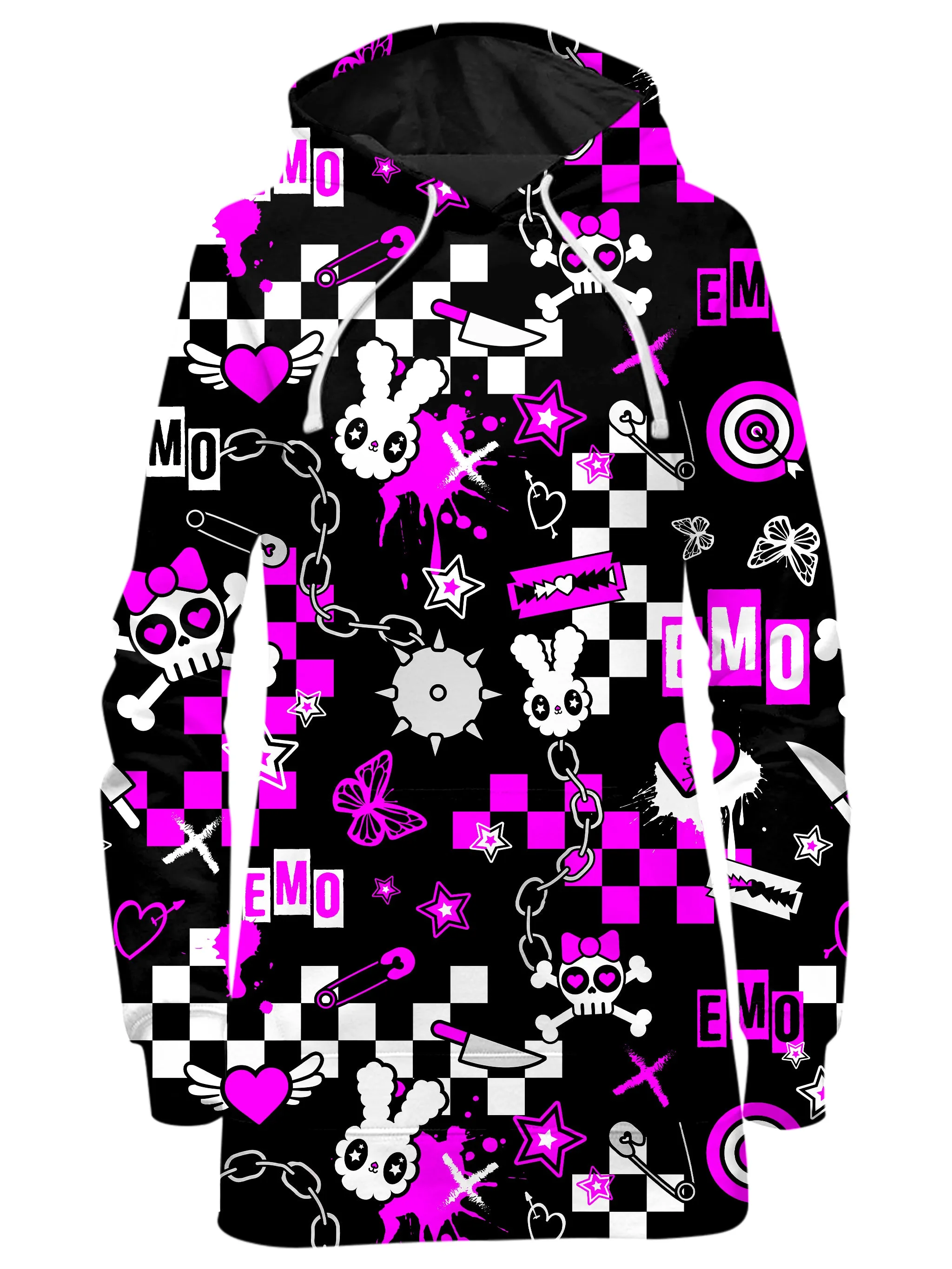 Emo Halloween Hoodie Dress and Leggings Combo sold by iEDM product image thumbnail 2