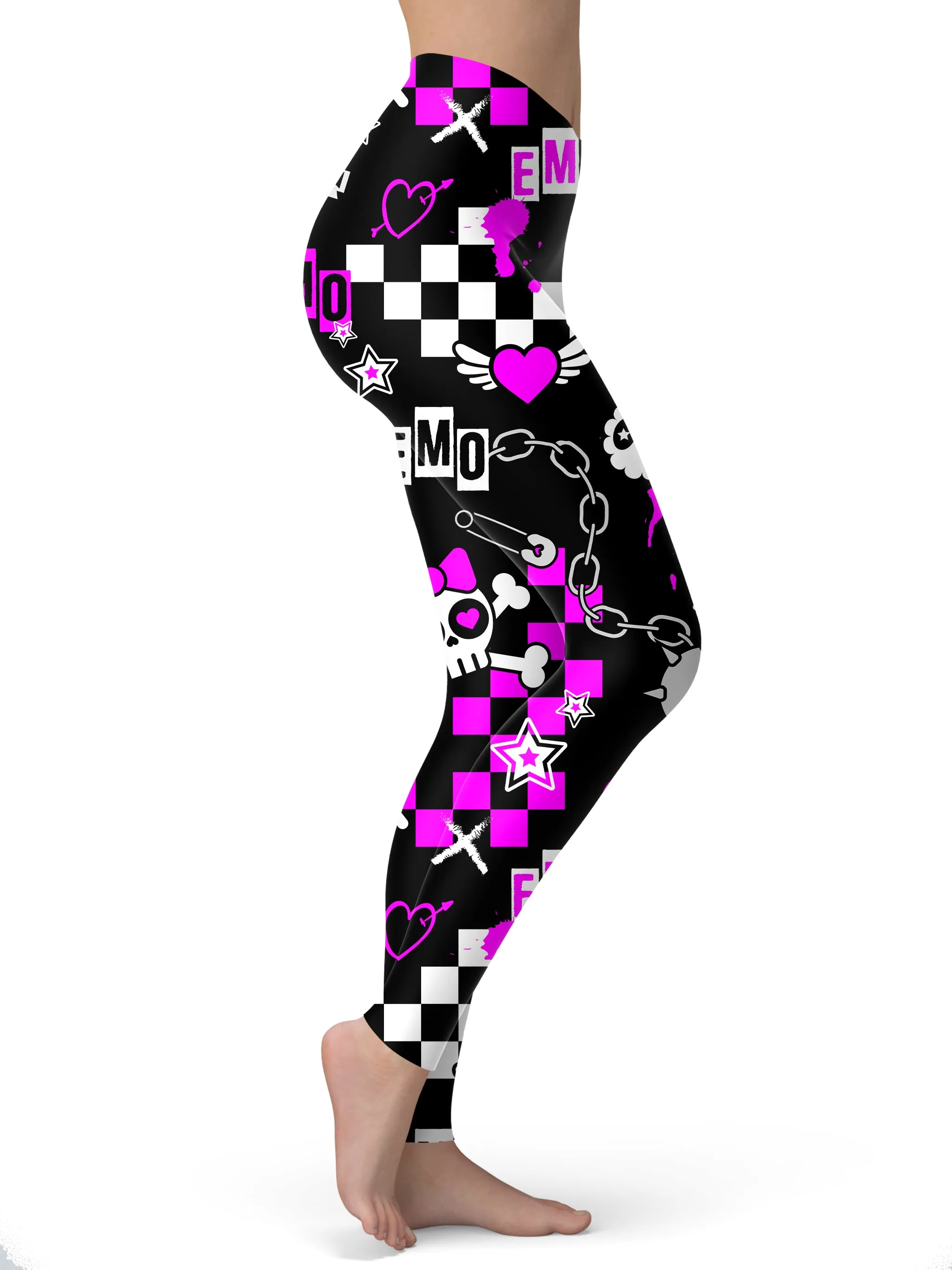 Emo Halloween Leggings sold by iEDM product image thumbnail 2