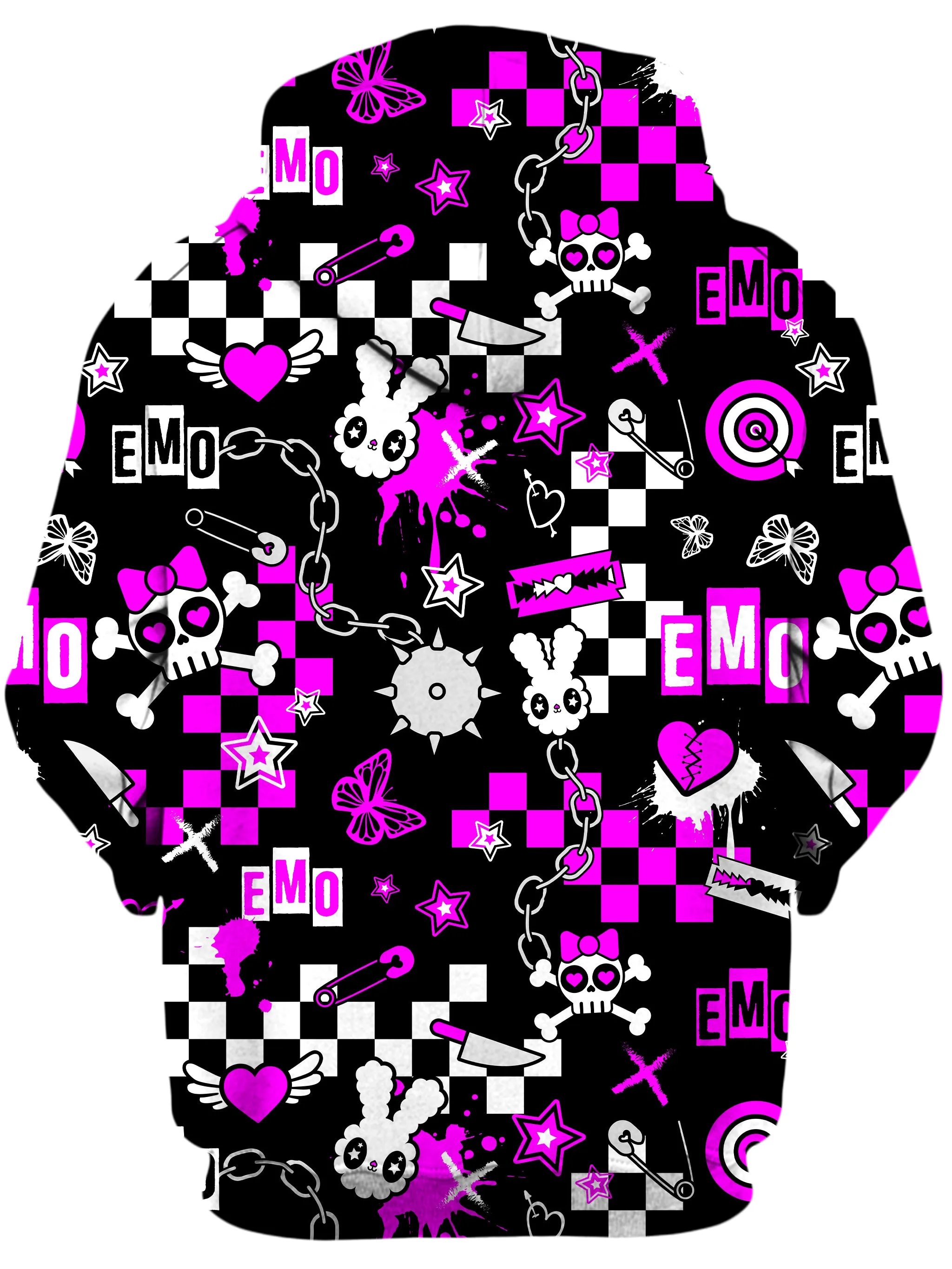 Emo Halloween Unisex Hoodie sold by iEDM product image thumbnail 2