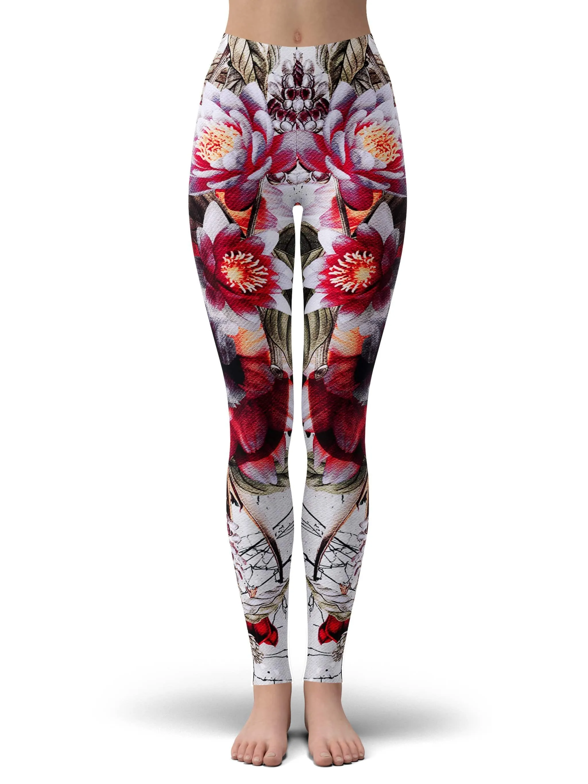 Floral Skull Crop Top and Leggings Combo sold by iEDM product image thumbnail 3