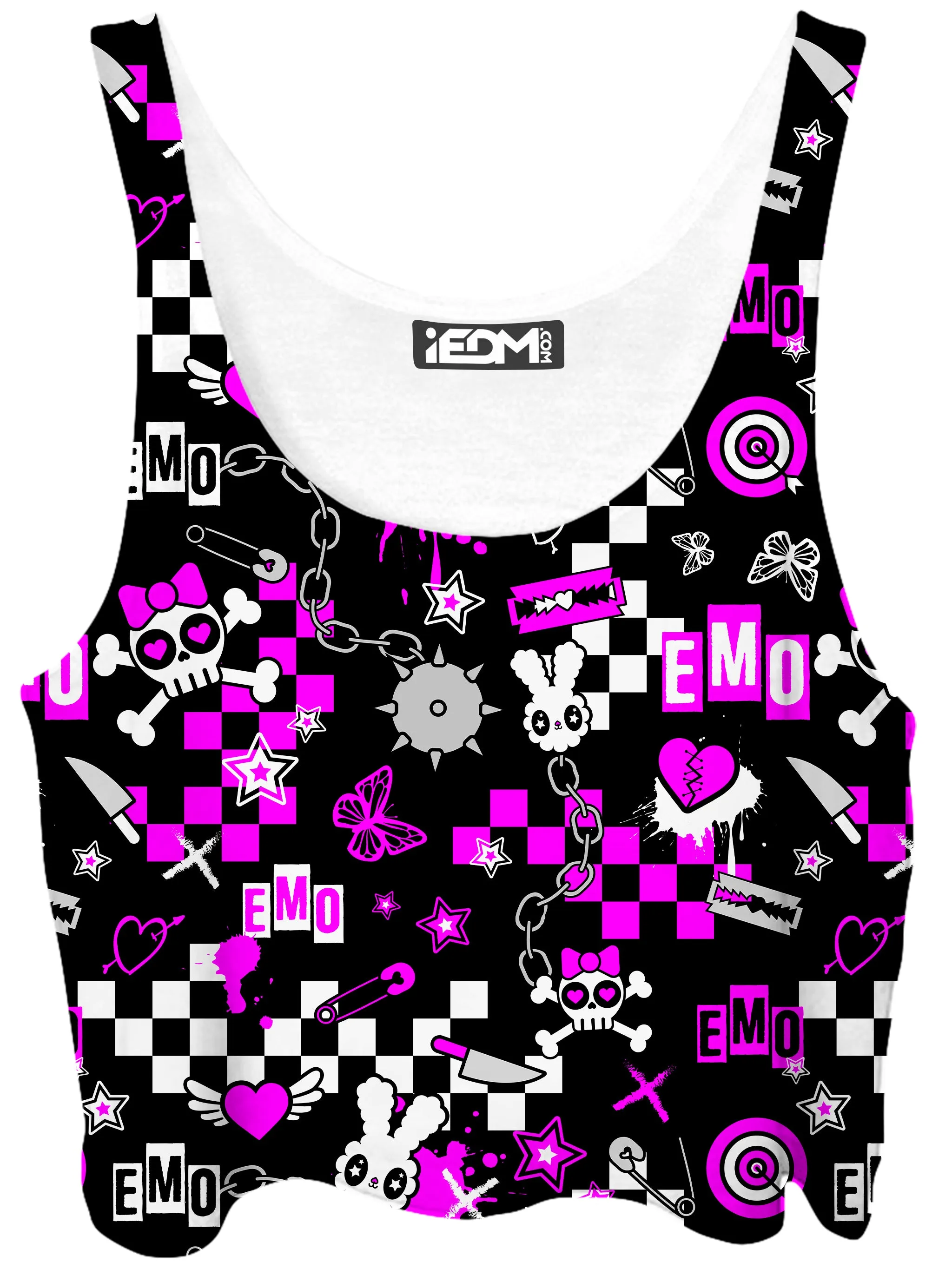 Emo Halloween Crop Top and Leggings Combo sold by iEDM product image thumbnail 2