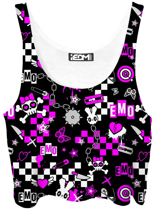 Emo Halloween Crop Top sold by iEDM