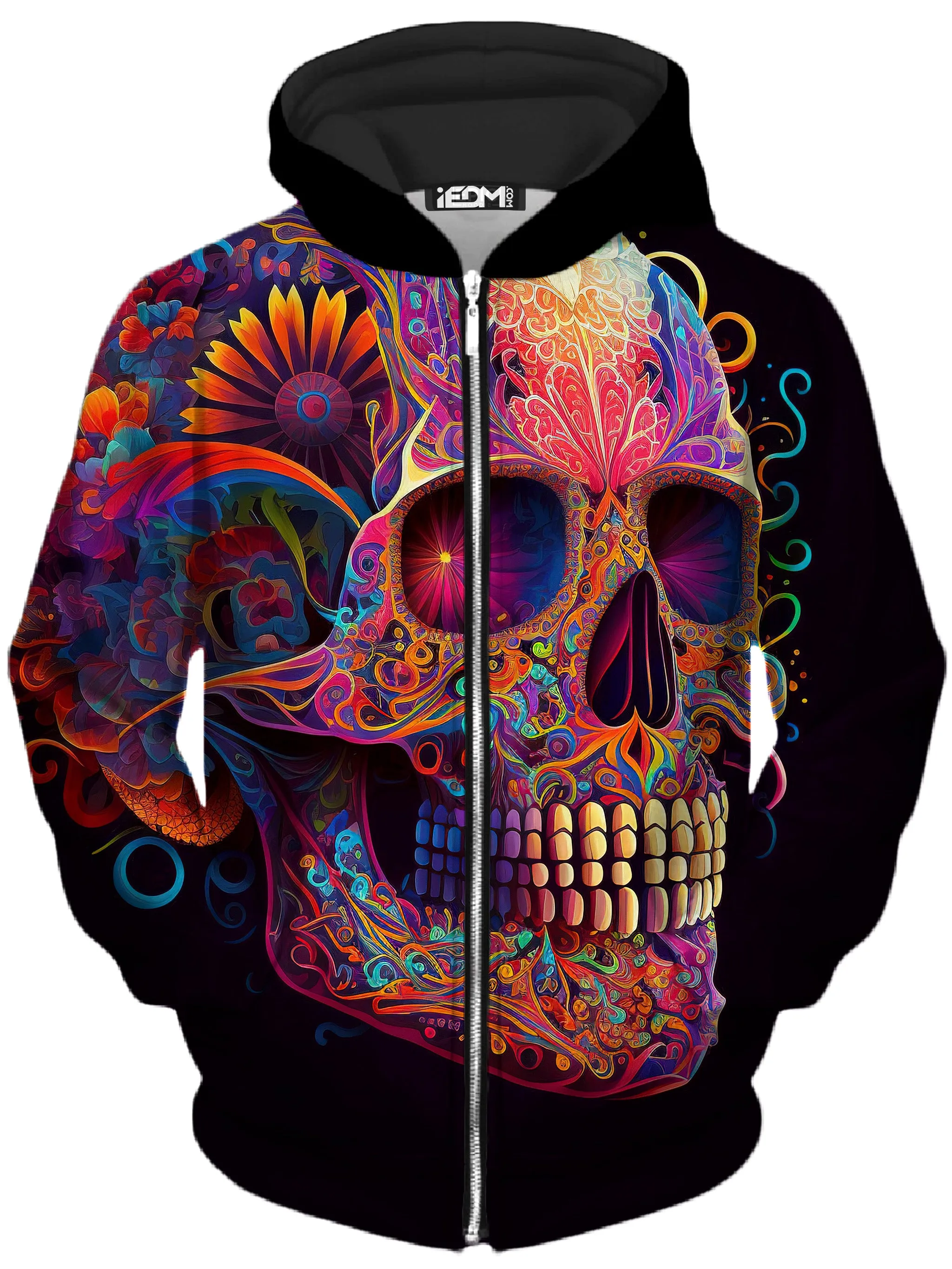 DOTD Skull Zip-Up Hoodie and Joggers Combo sold by iEDM product image thumbnail 2