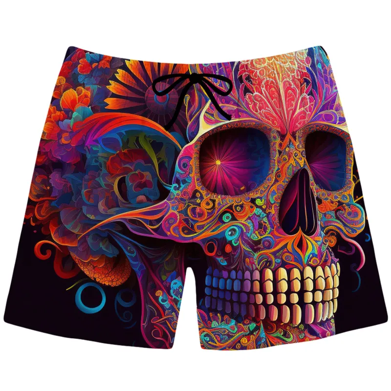 DOTD Skull Swim Trunks sold by iEDM