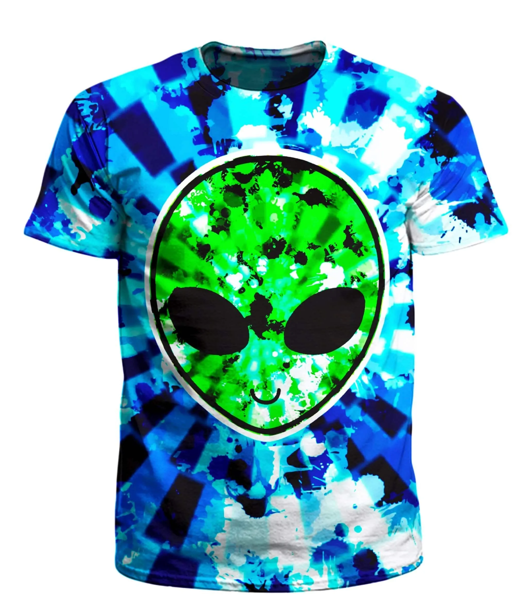 Alien Tie-Dye Men's T-Shirt sold by iEDM
