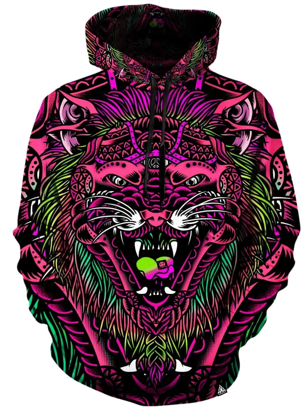 Acid Tiger Pink Unisex Hoodie sold by iEDM
