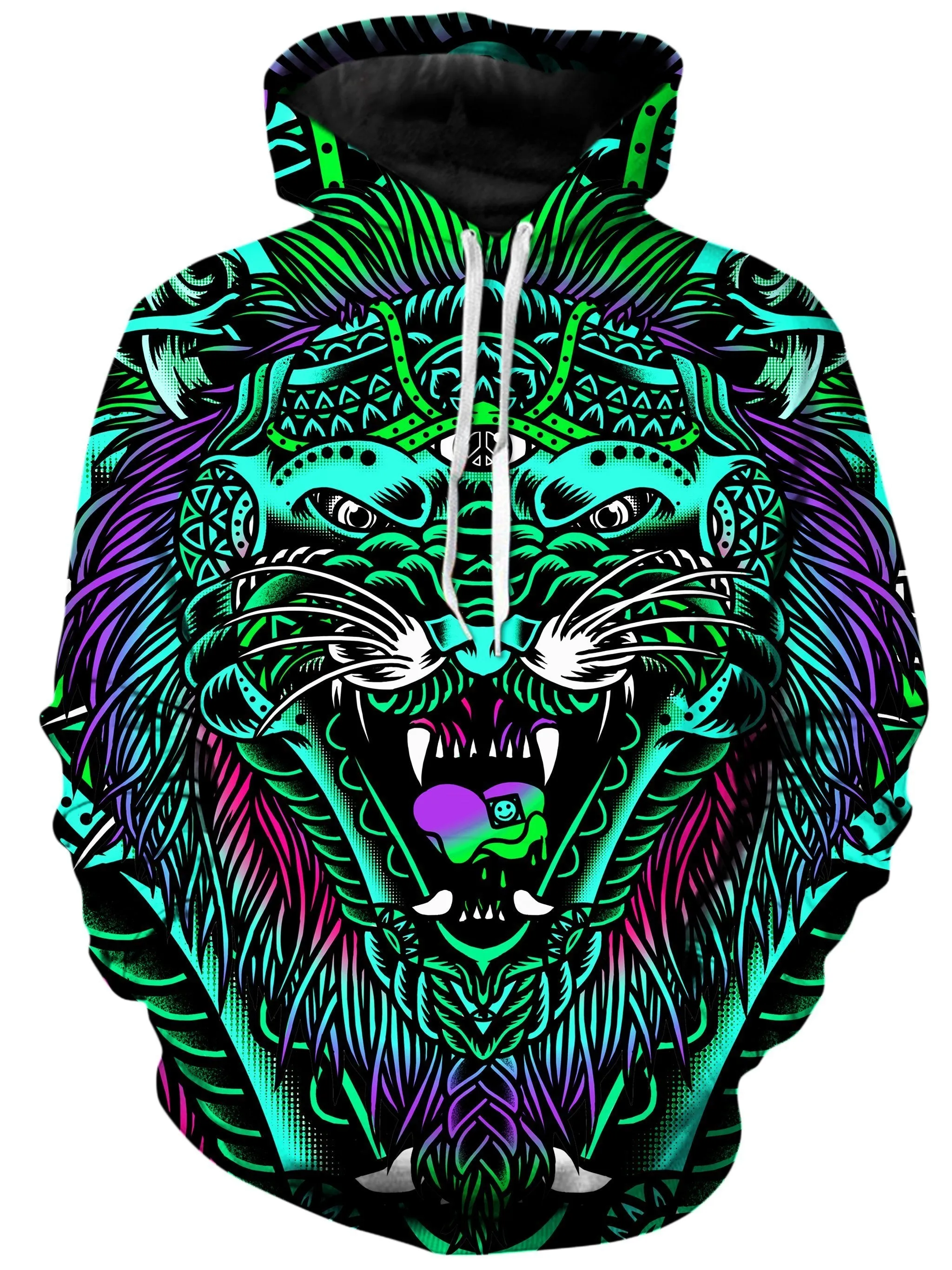 Acid Tiger Unisex Hoodie sold by iEDM