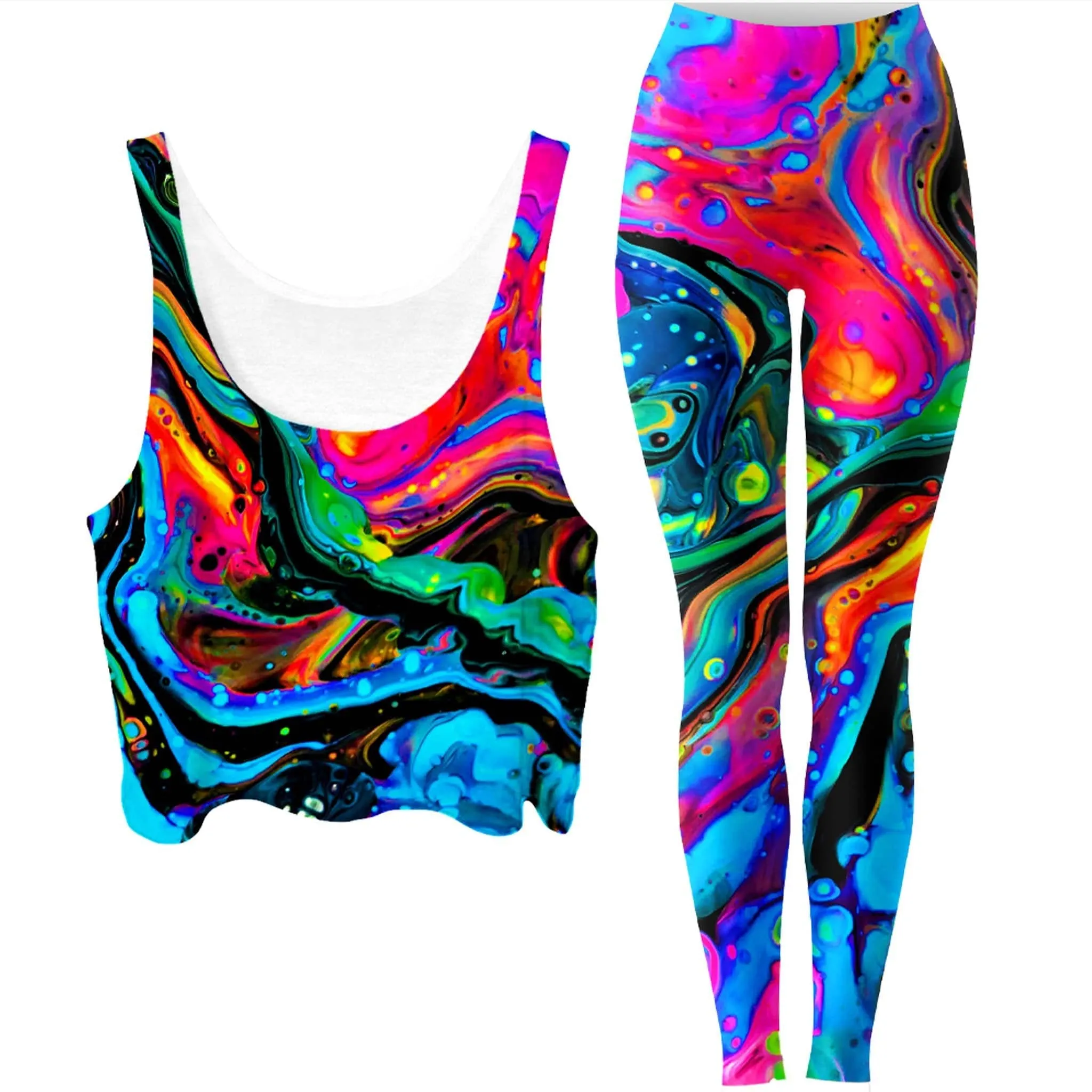 Funkadelic Crop Top and Leggings Combo sold by iEDM