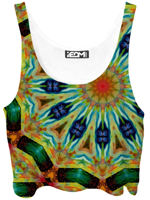 Peacock Spin Crop Top sold by iEDM