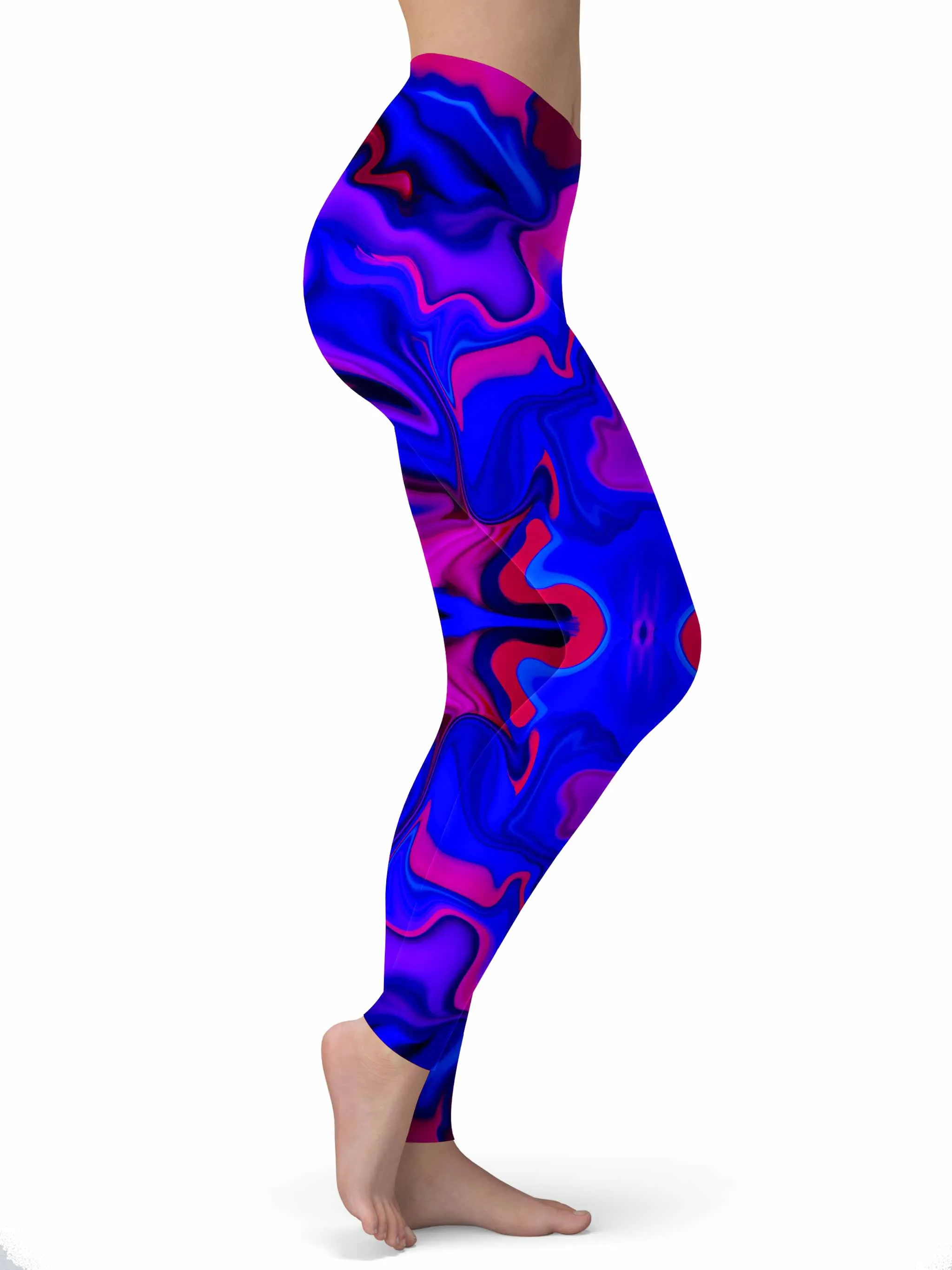 Paint Pour Leggings sold by iEDM product image thumbnail 2