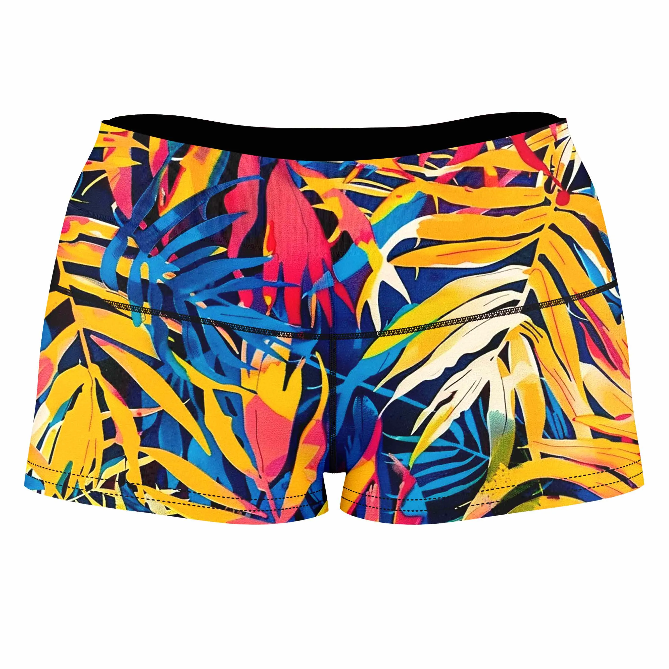 Jungle Folio Rave Bra and High Waist Booty Shorts Combo sold by iEDM product image thumbnail 3