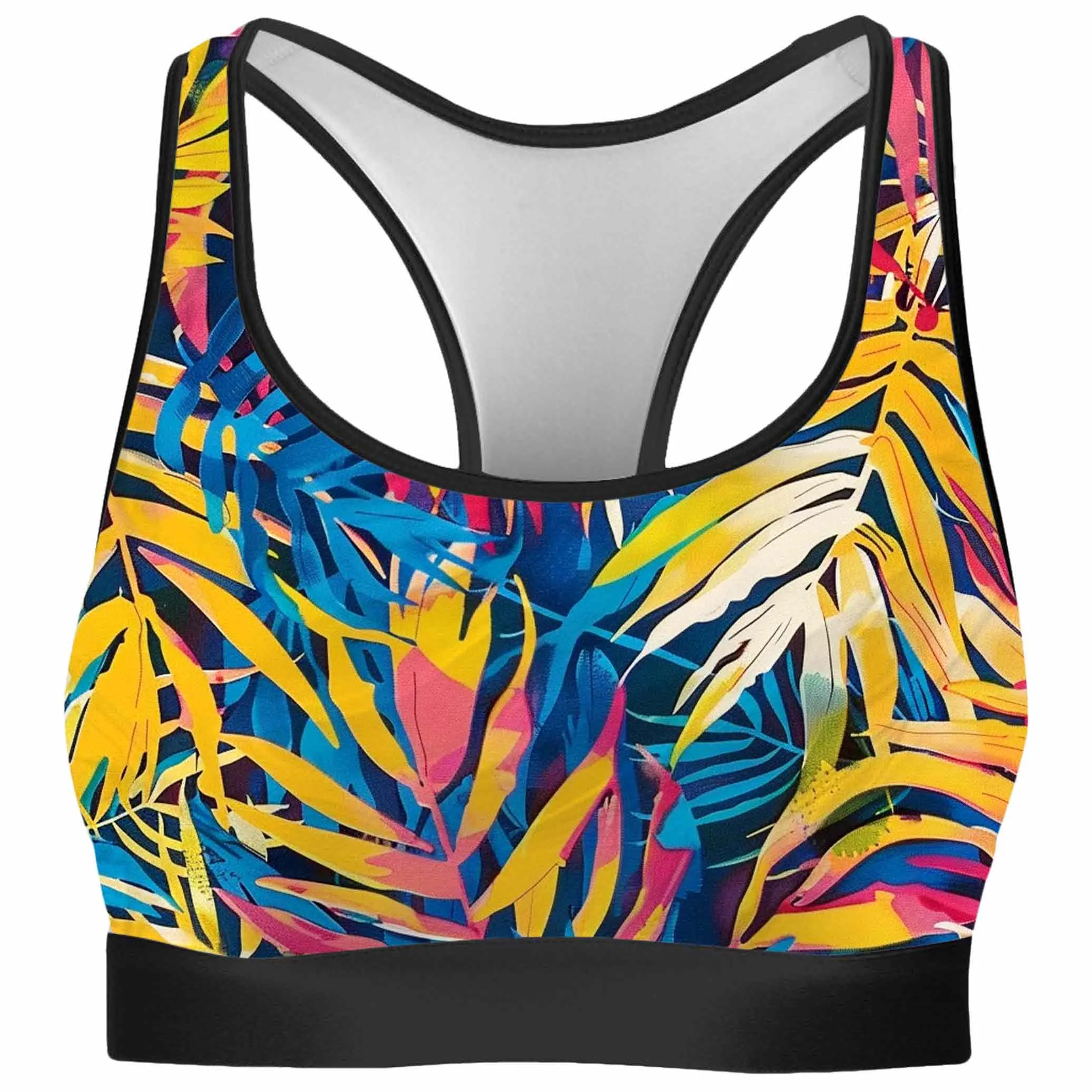 Jungle Folio Rave Bra and High Waist Booty Shorts Combo sold by iEDM product image thumbnail 2